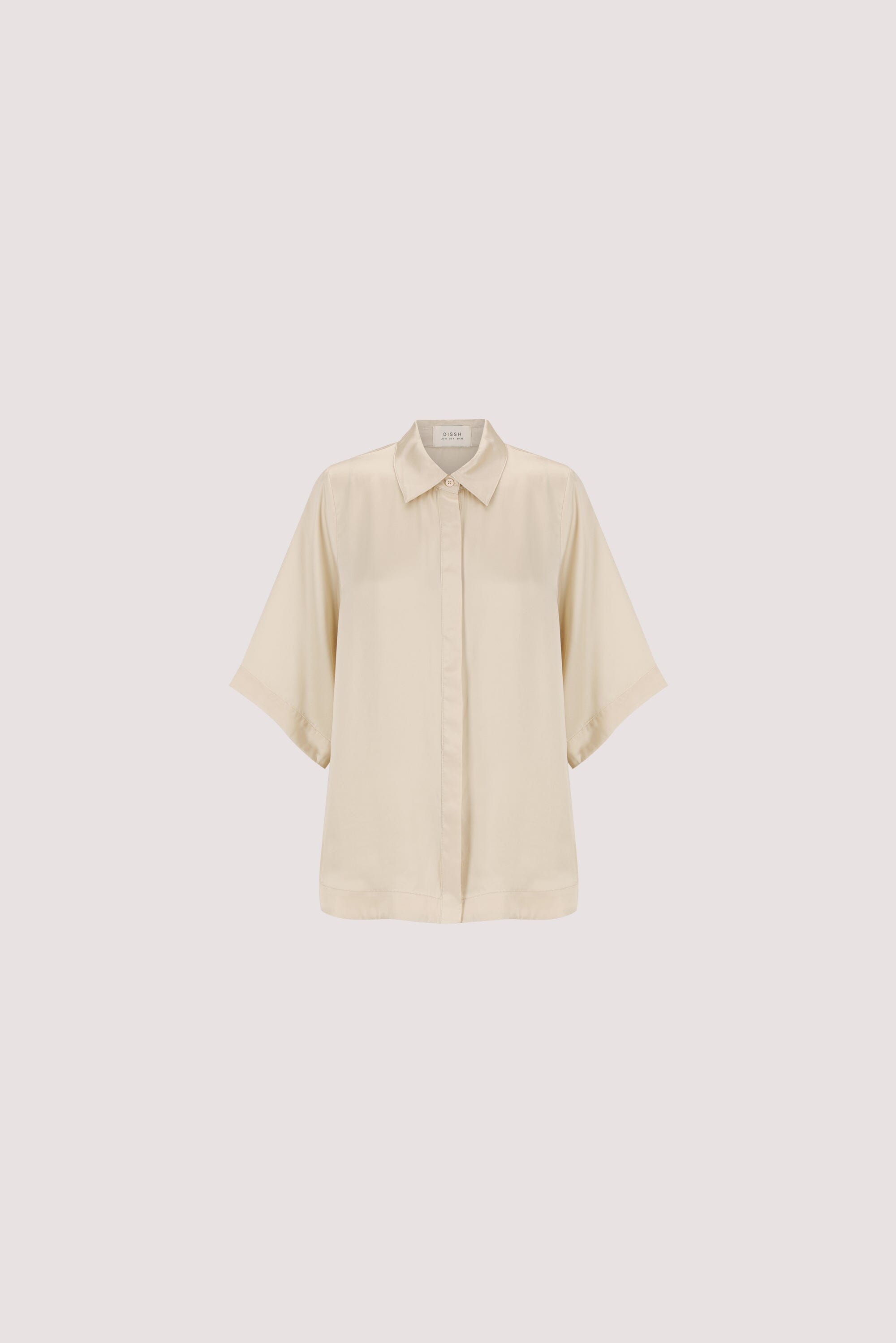 PERCY SANDSTONE SILK SHIRT