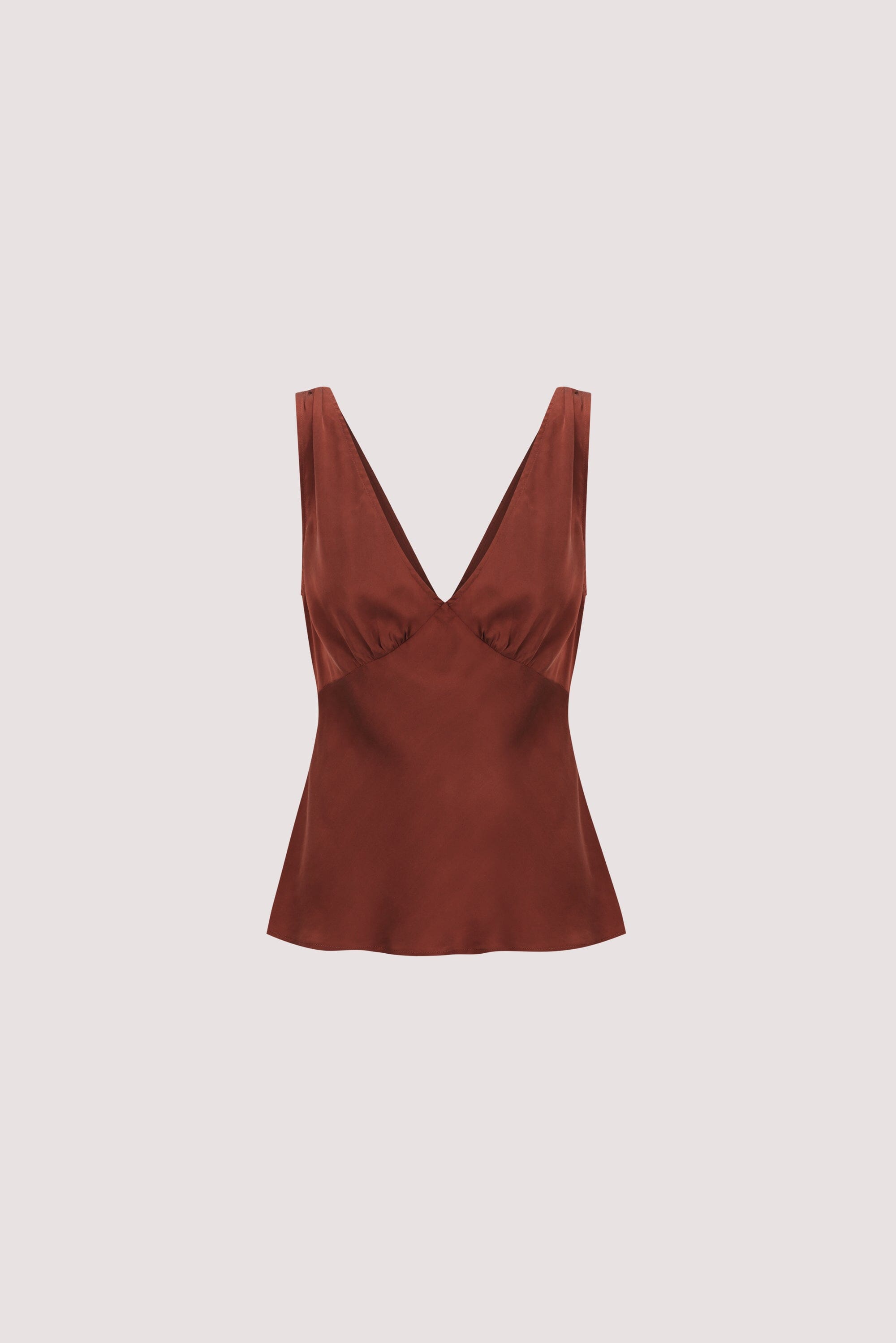 JORJA SAHARA SLEEVELESS SILK TOP