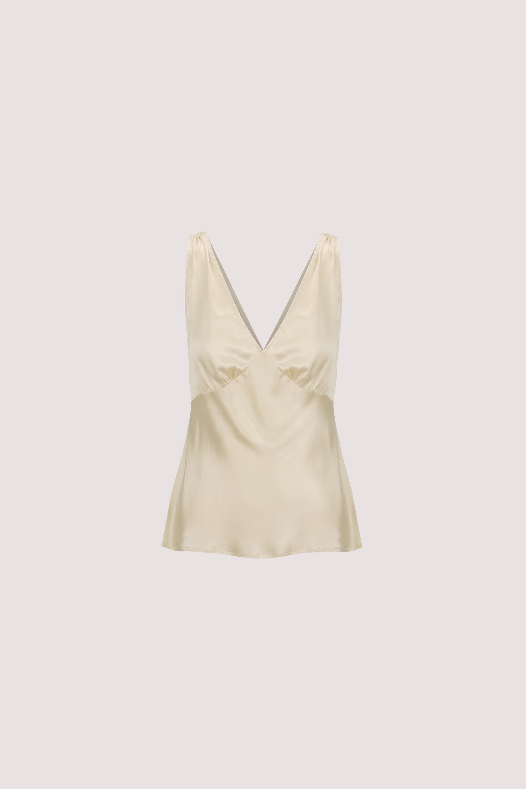 JORJA STRAW SLEEVELESS SILK TOP Clothing DISSH Boutiques 