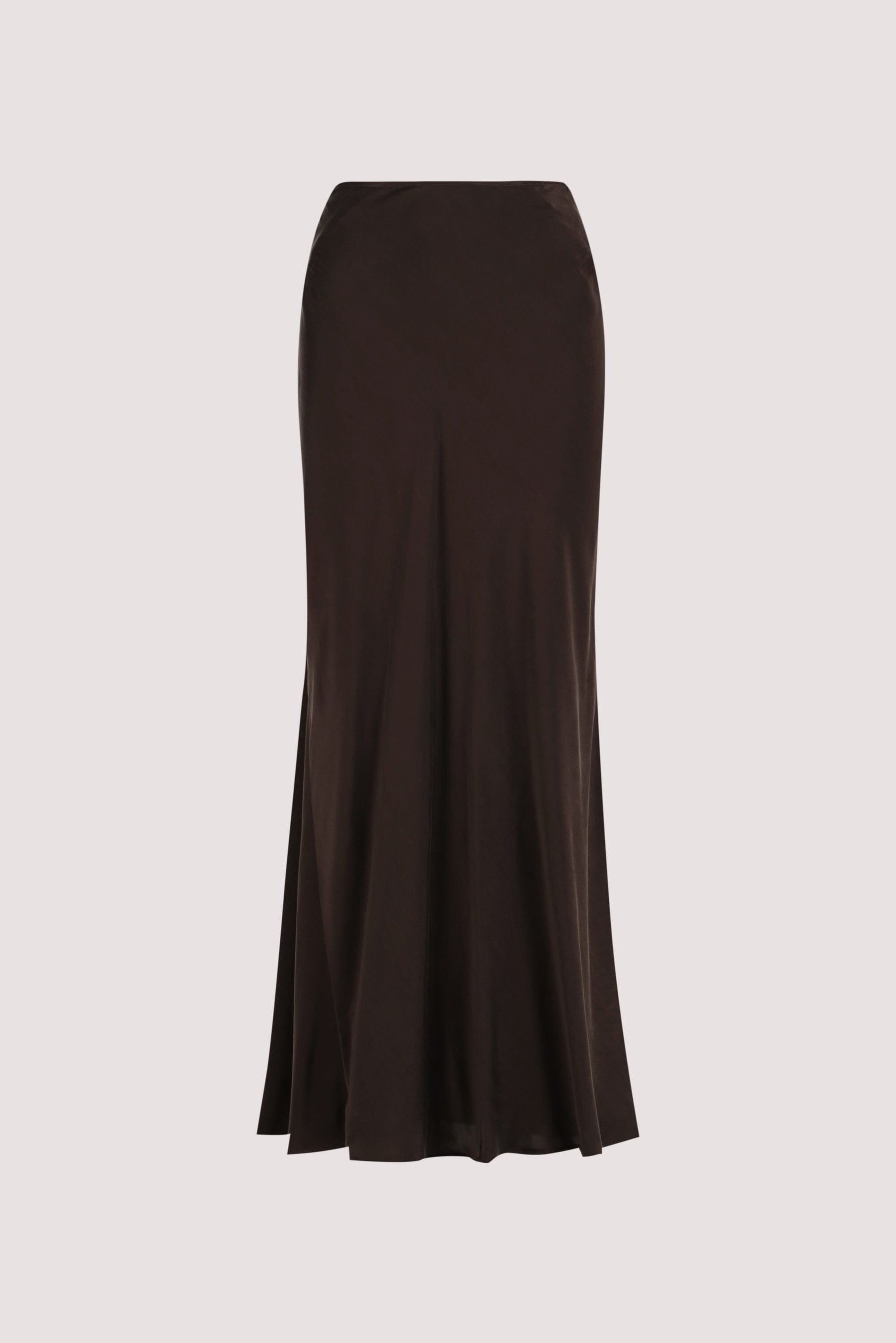 COLETTE BITTER CHOC SILK SKIRT Clothing DISSH Boutiques 