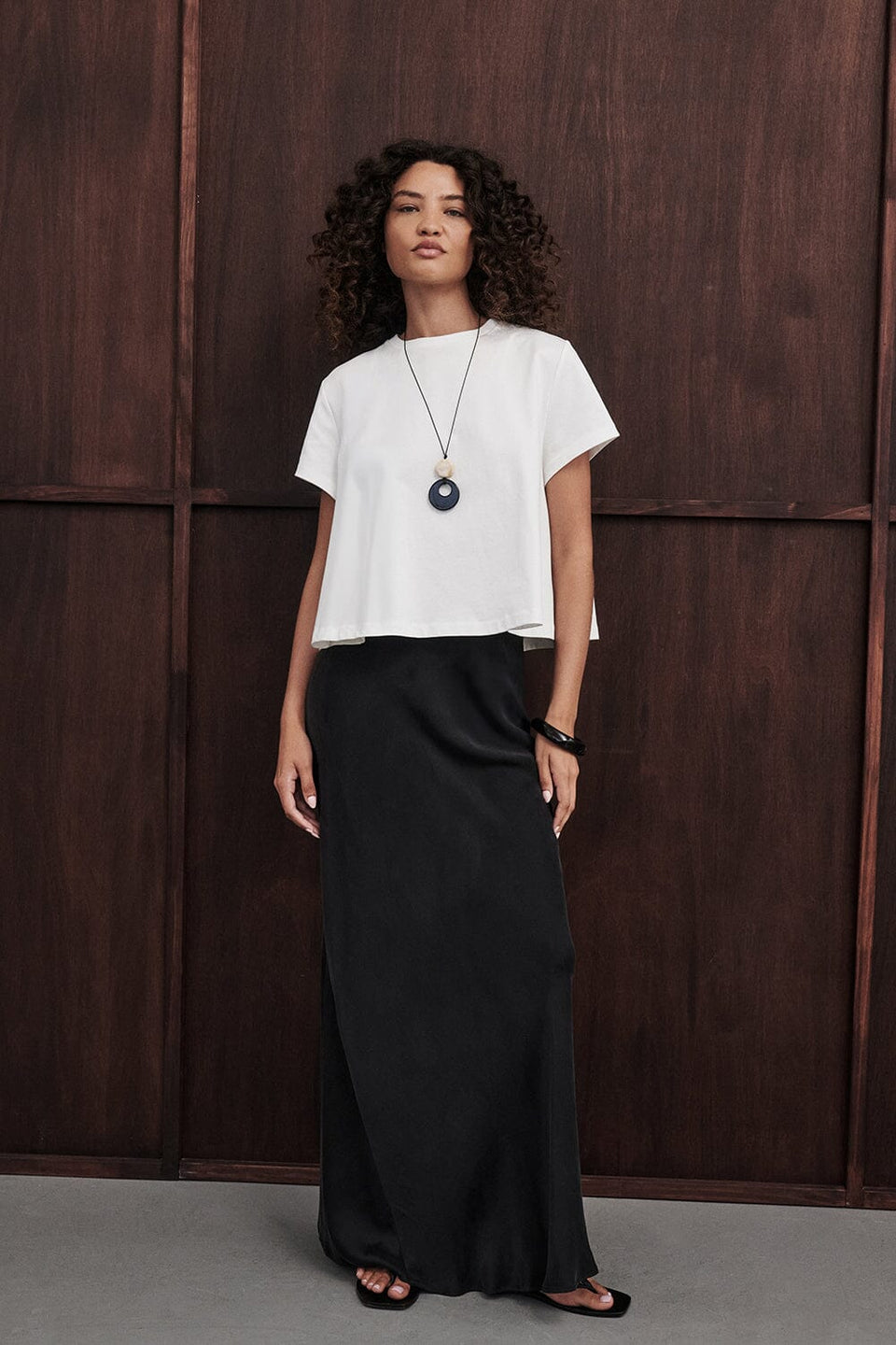 COLETTE BLACK SILK SKIRT Clothing DISSH Boutiques 