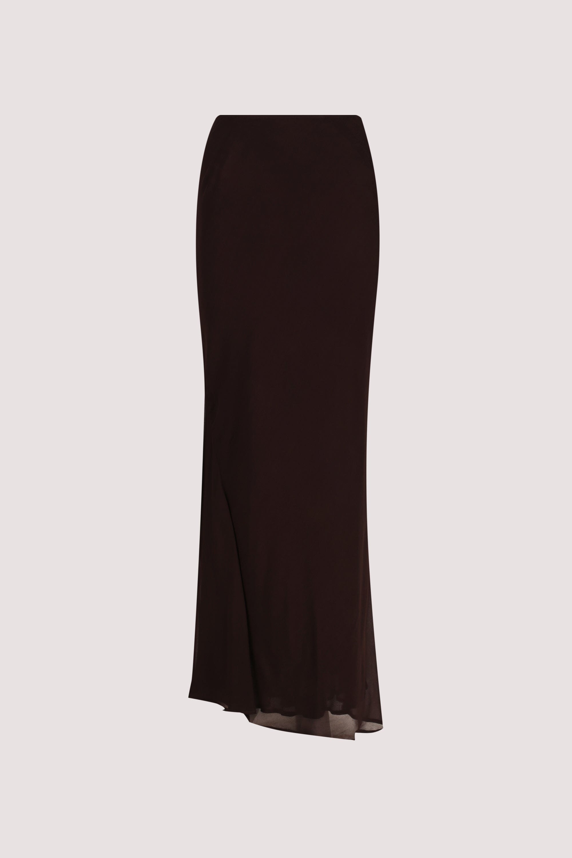 CARLY DARK CHOC MIDI SKIRT Clothing DISSH Boutiques 