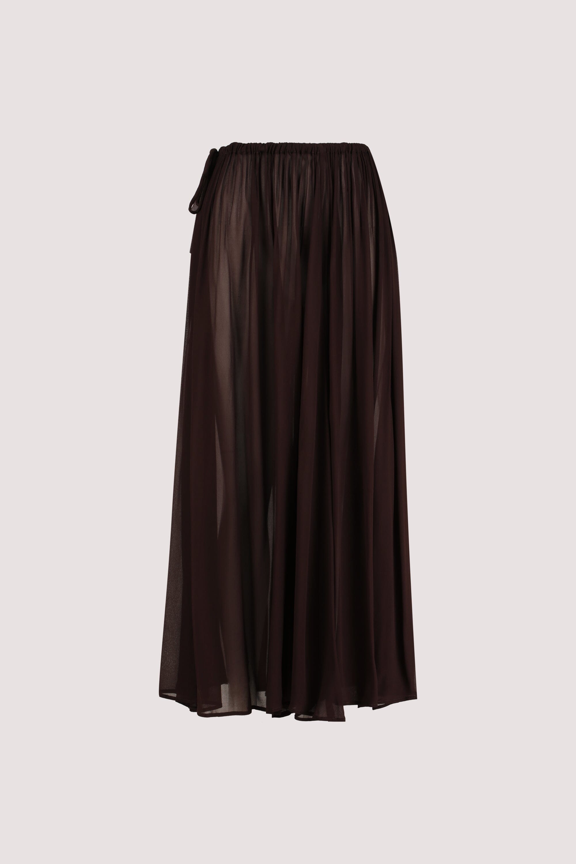 TIANA DARK CHOC MIDI SKIRT