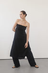 SHANIYA BLACK LINEN BLEND PANT