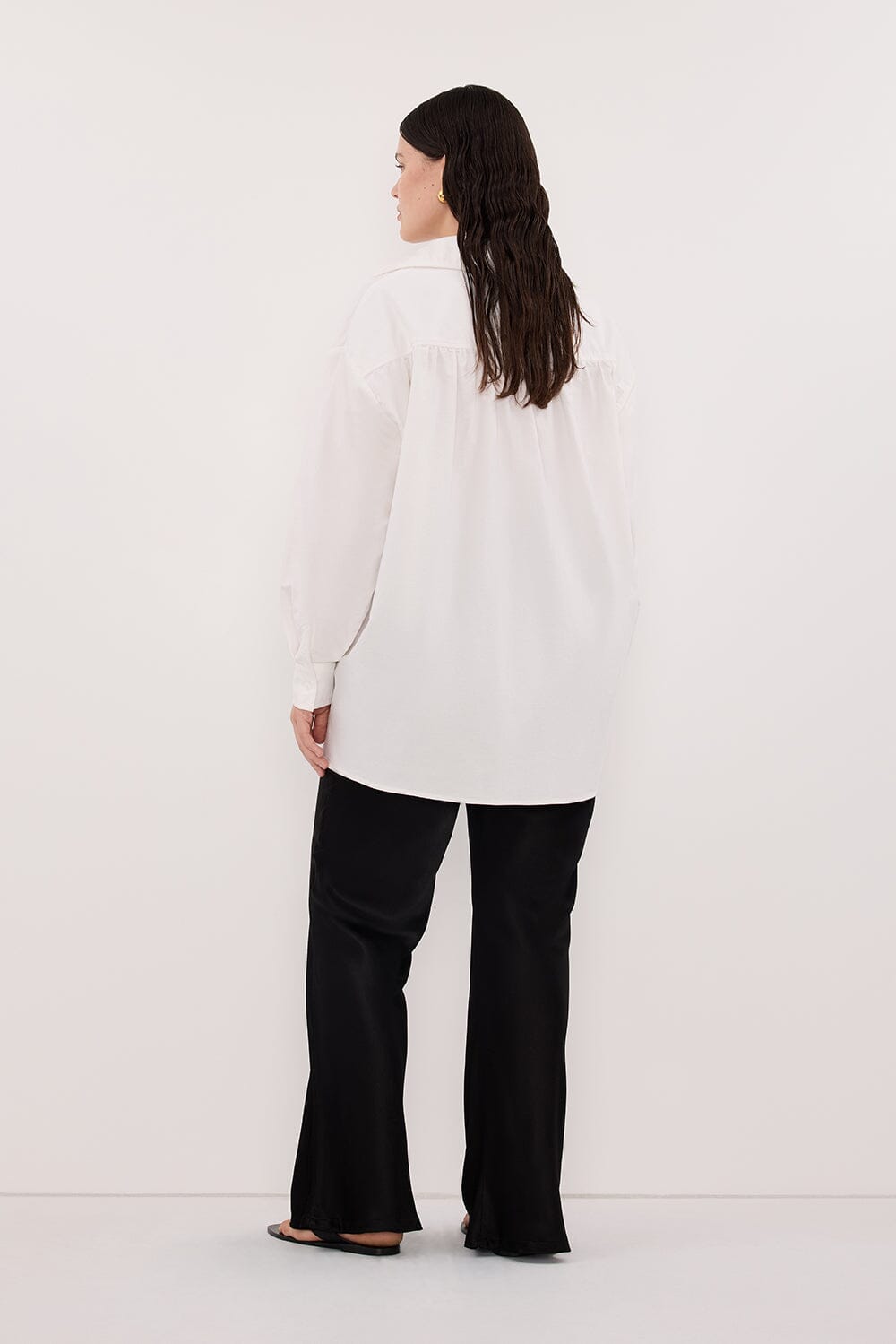 NIKKI BLACK SATIN BIAS PANT Clothing DISSH Boutiques 