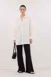 MELANI BLACK SILK BIAS PANT
