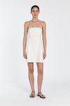 FRANCES CREAM STRAPLESS MINI DRESS