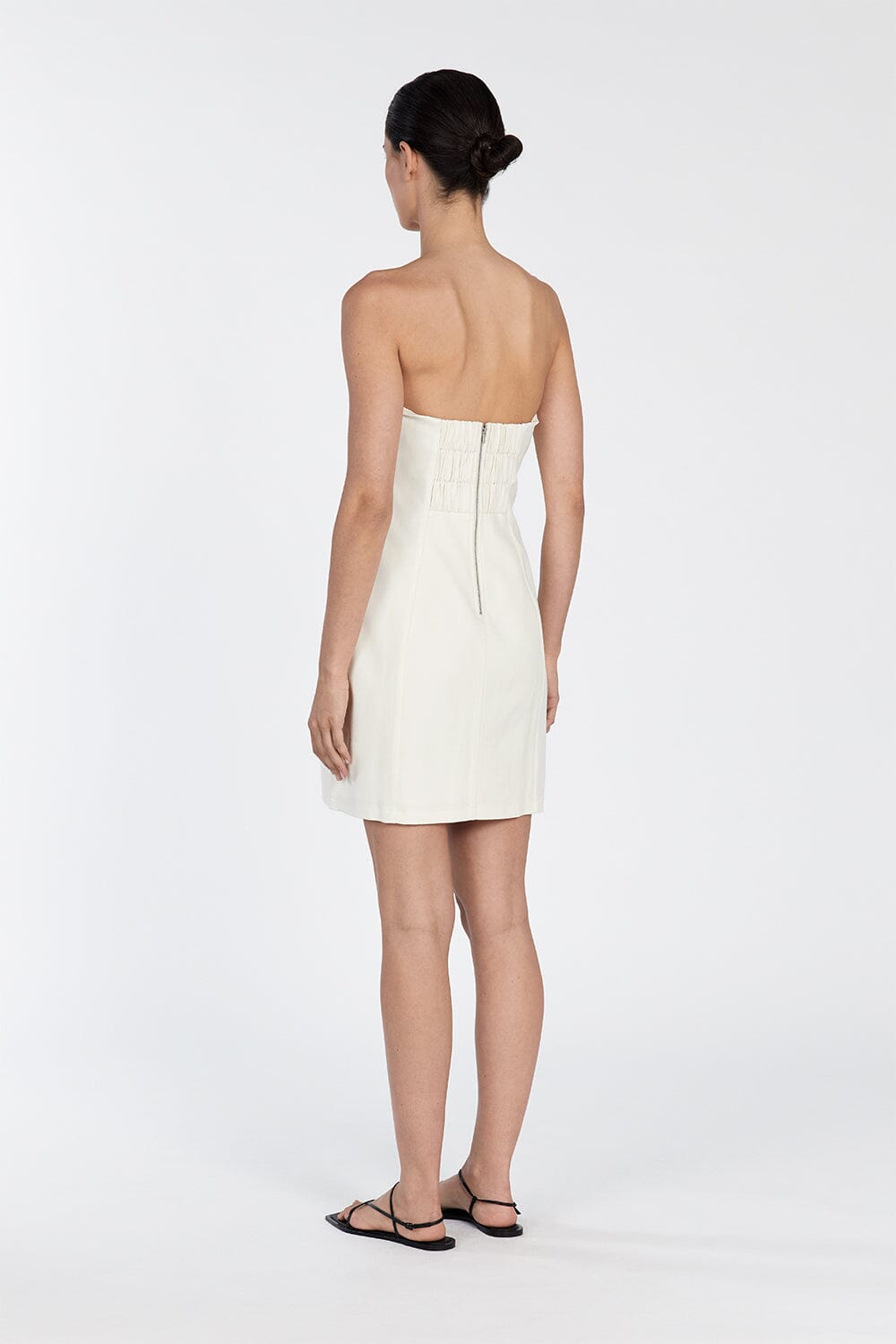 FRANCES CREAM MINI DRESS Clothing DISSH Boutiques 