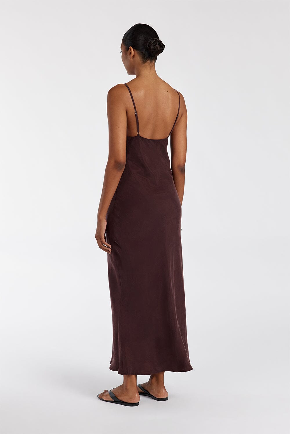 LIAM CURRANT CUPRO SLIP MIDI DRESS Clothing DISSH Boutiques 