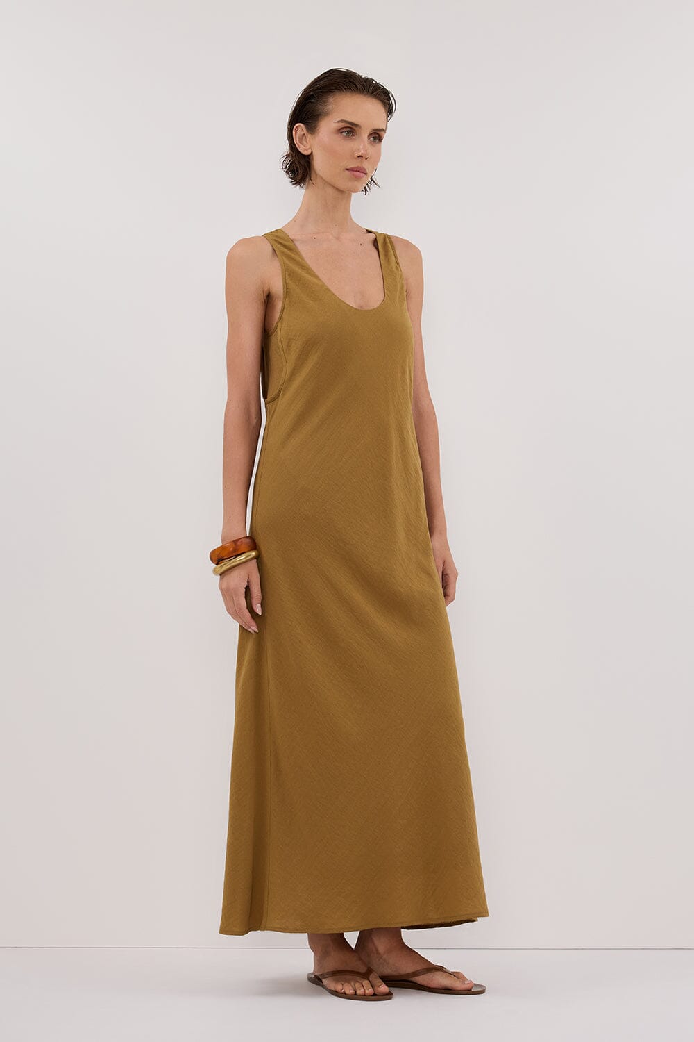SHILOH FERN SCOOP NECK DRESS Clothing DISSH Boutiques 