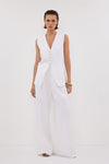 KNOX WHITE LINEN VEST