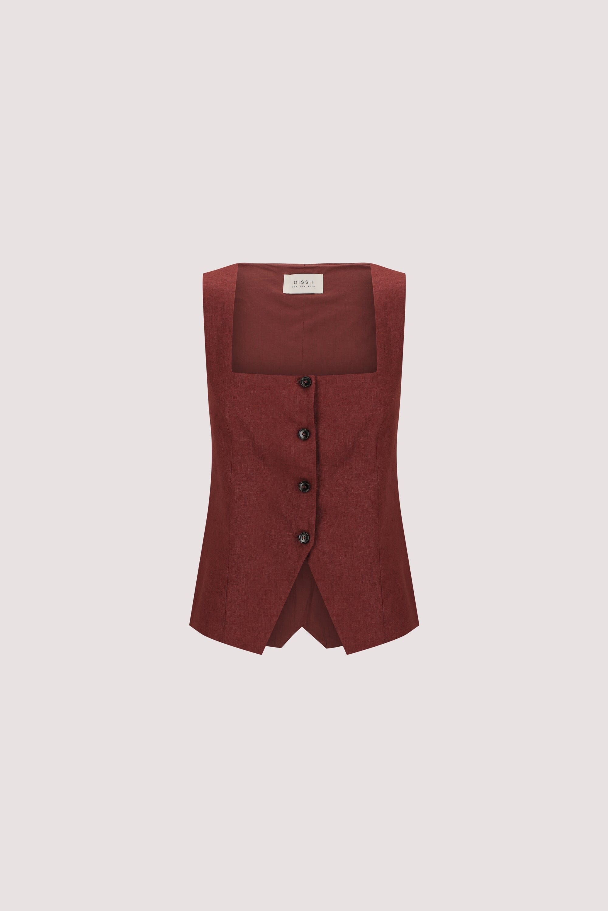 FRAN SAHARA LINEN VEST