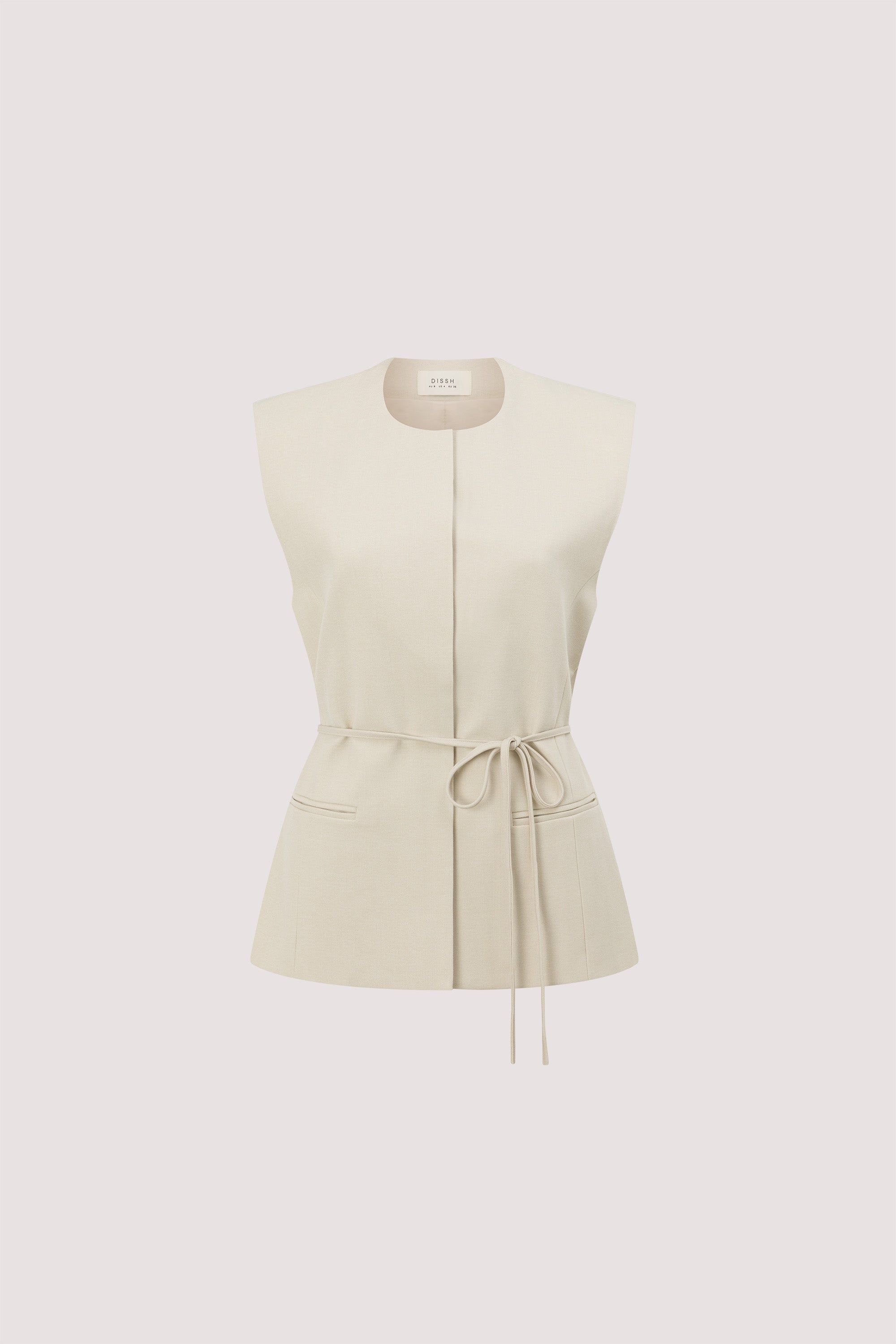 TRINITY BONE TAILORED VEST