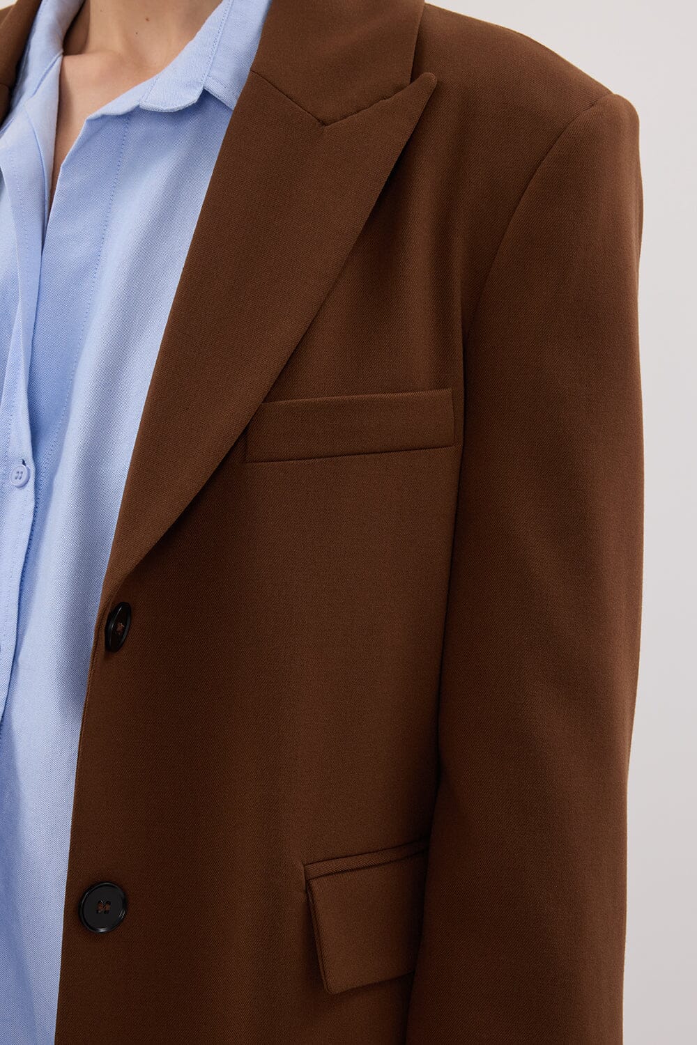 HARLEY RUST BOYFRIEND BLAZER Clothing DISSH Boutiques 
