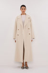 YORK BONE WOOL COAT