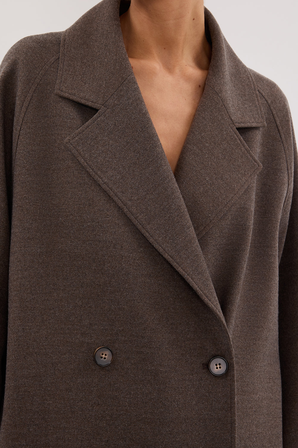 YORK COFFEE WOOL BLEND COAT Clothing DISSH Boutiques 