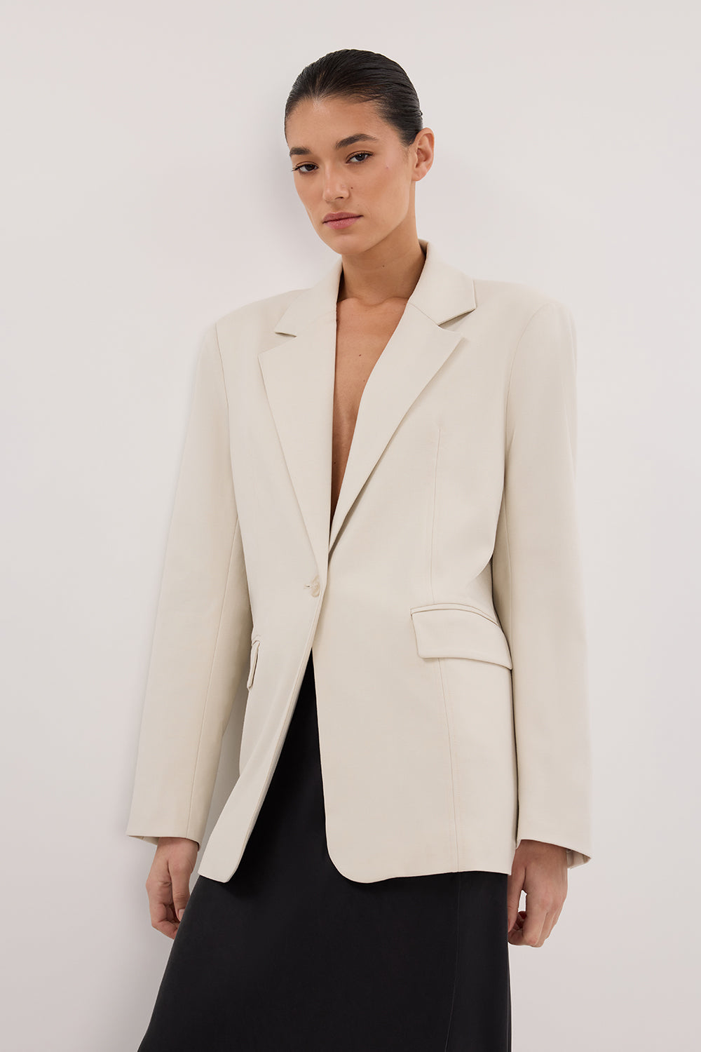 EDEN PLASTER BOXY BLAZER Clothing DISSH Boutiques 
