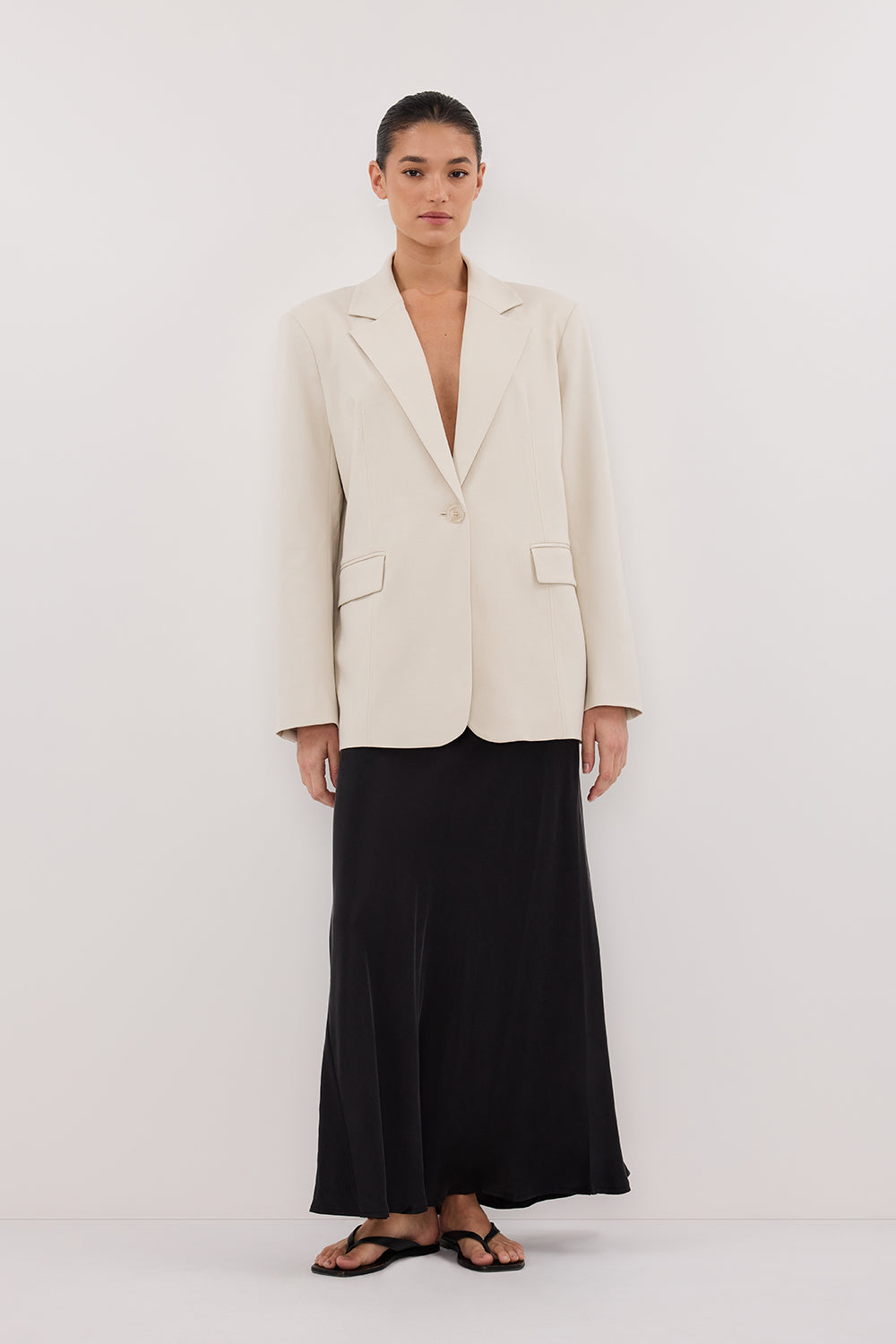 EDEN PLASTER BOXY BLAZER Clothing DISSH Boutiques 