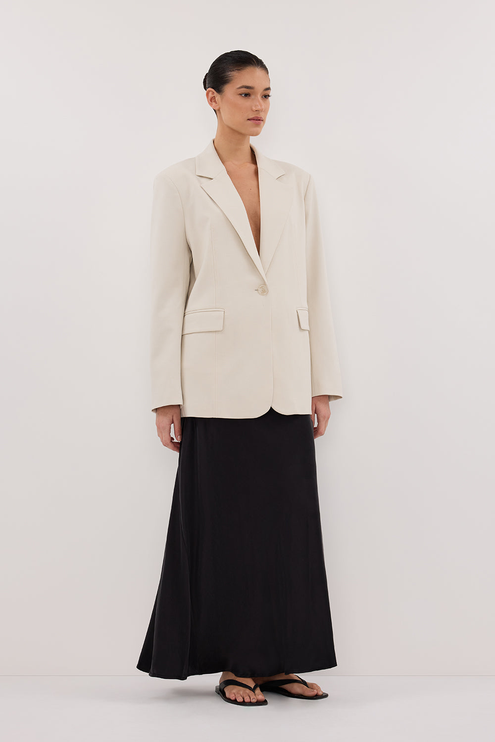 EDEN PLASTER BOXY BLAZER Clothing DISSH Boutiques 