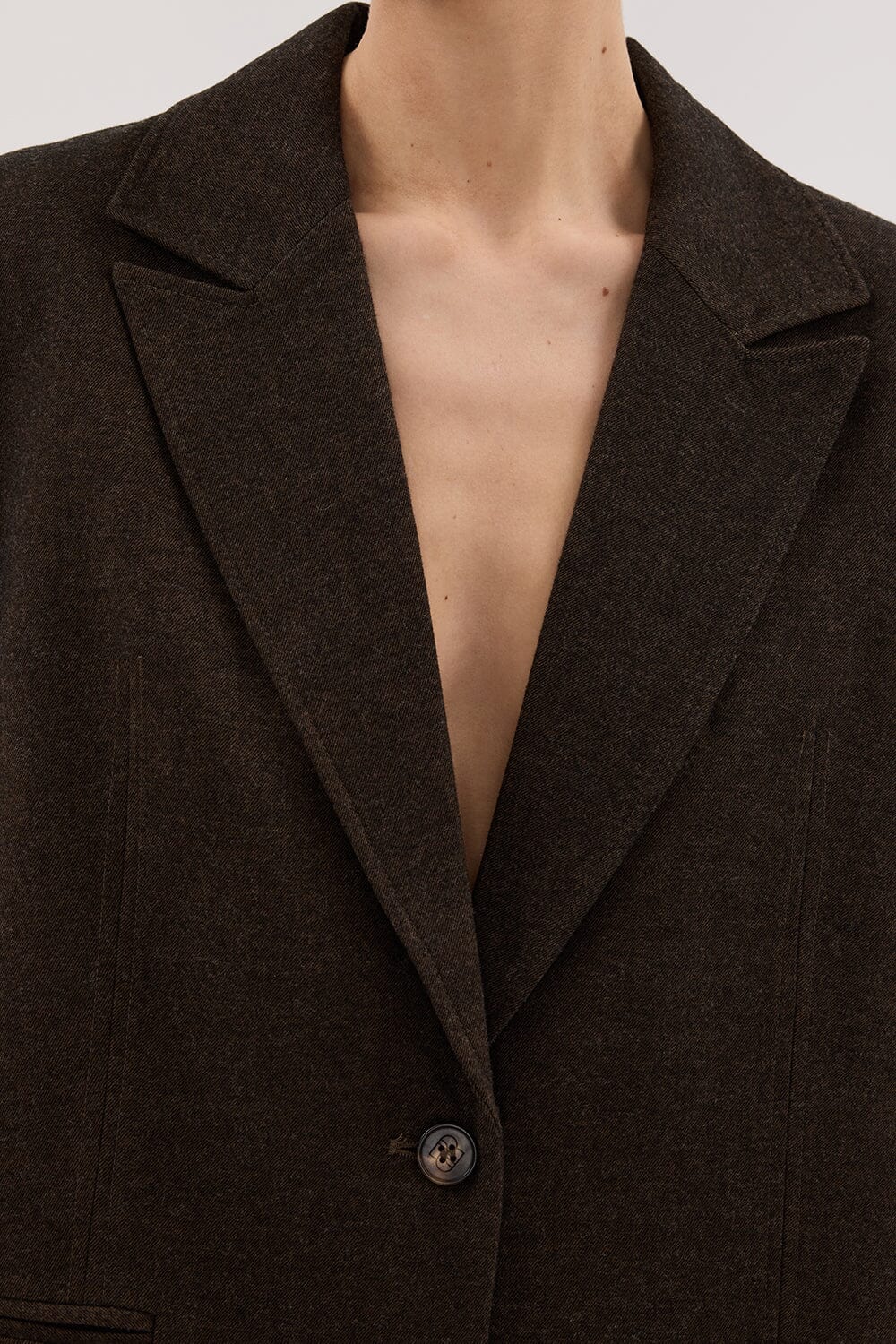 CHARLIE CHOC WOOL BLEND BLAZER Clothing DISSH Boutiques 