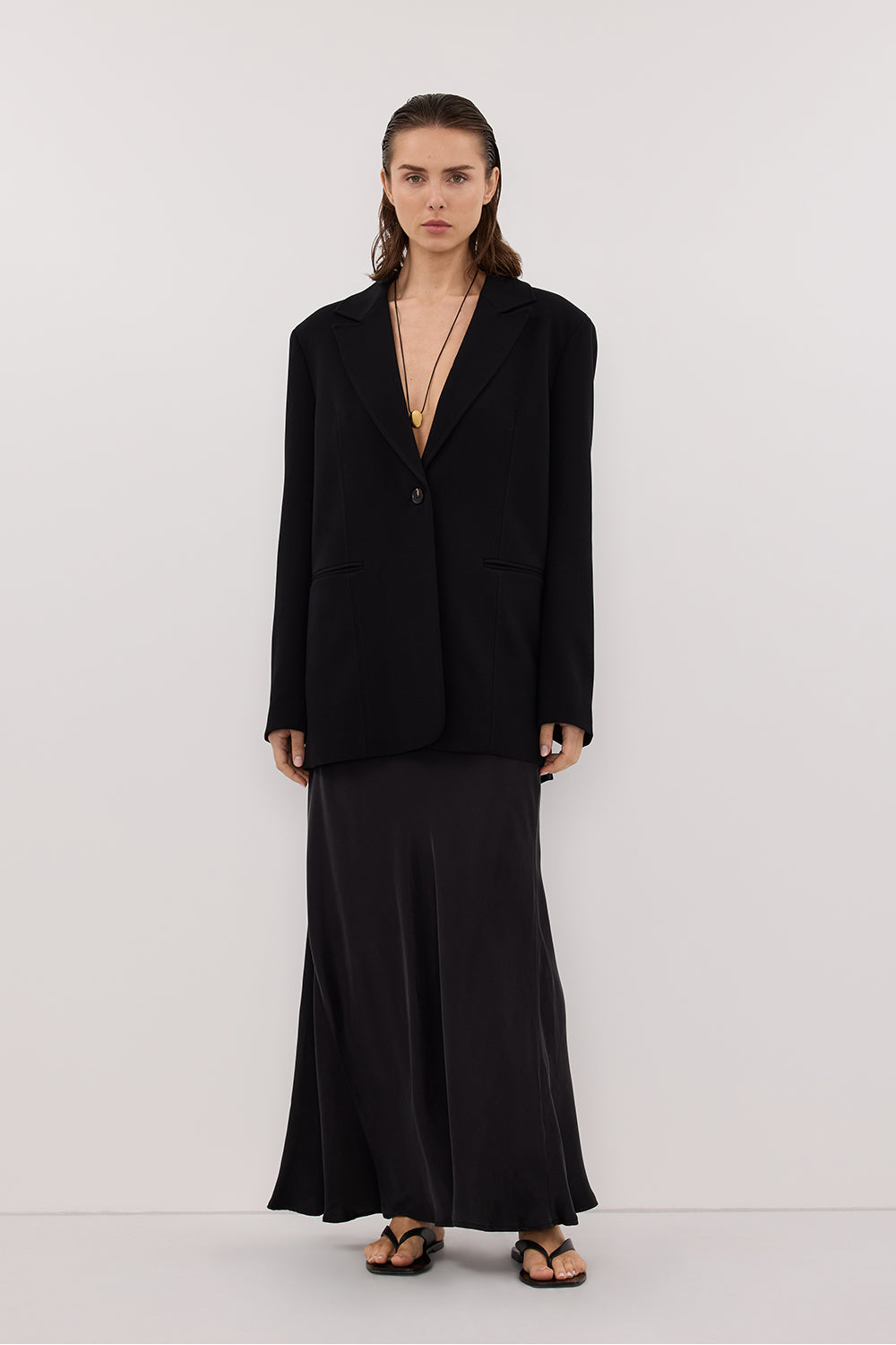 WESTWOOD BLACK BOYFRIEND BLAZER Clothing DISSH Boutiques 