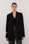 RYKER BLACK OVERSIZED BLAZER