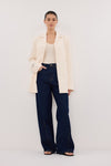 RYKER CREAM OVERSIZED BLAZER
