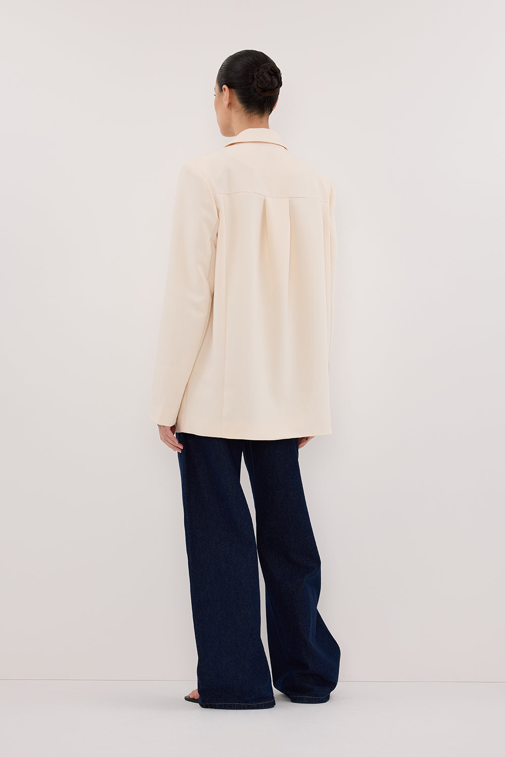 RYKER CREAM RELAXED BLAZER Clothing DISSH Boutiques 