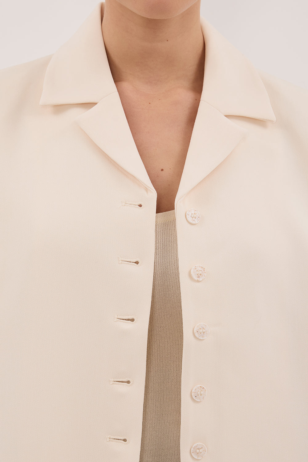 RYKER CREAM RELAXED BLAZER Clothing DISSH Boutiques 