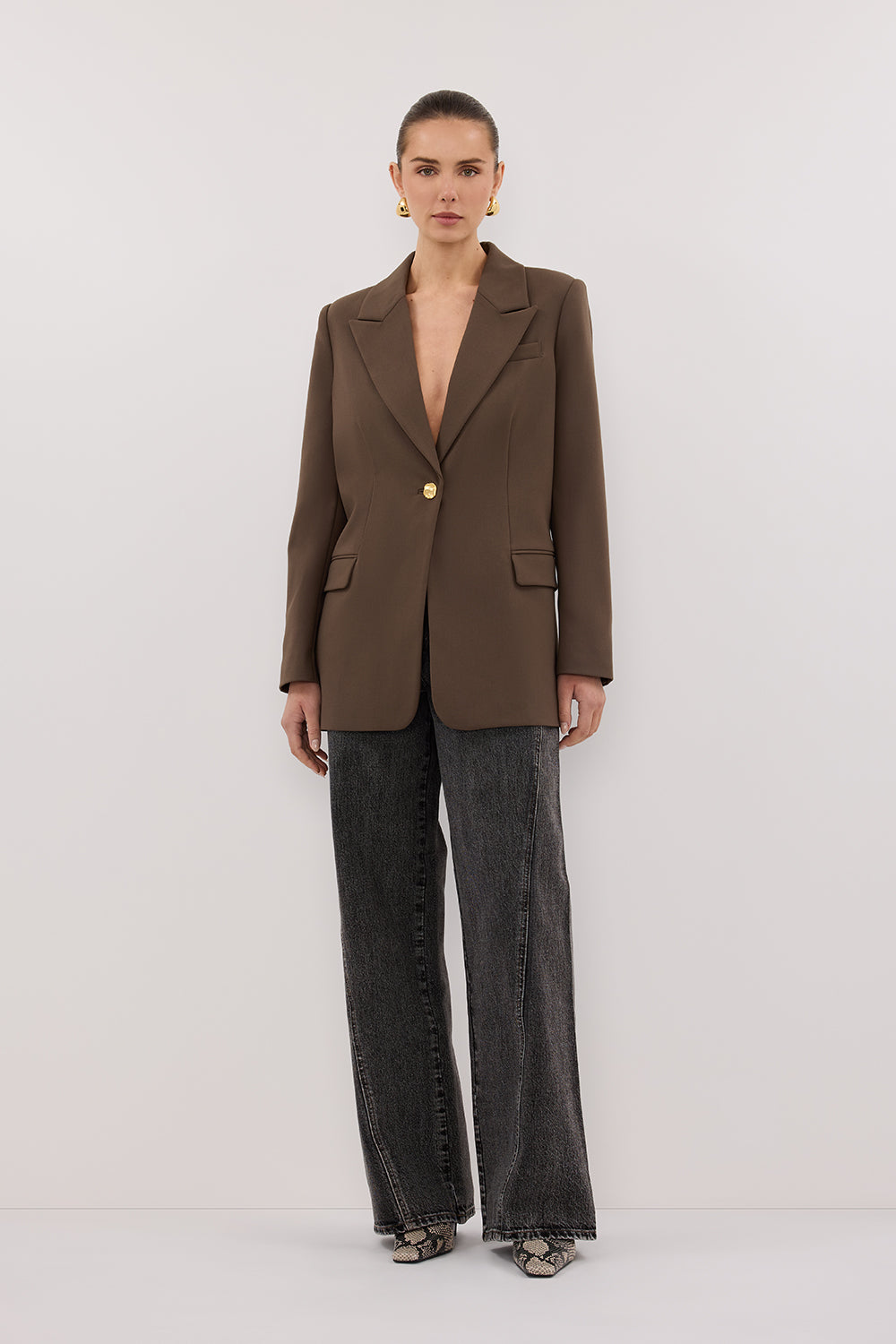 COHEN CLOVER CINCHED BLAZER Clothing DISSH Boutiques 
