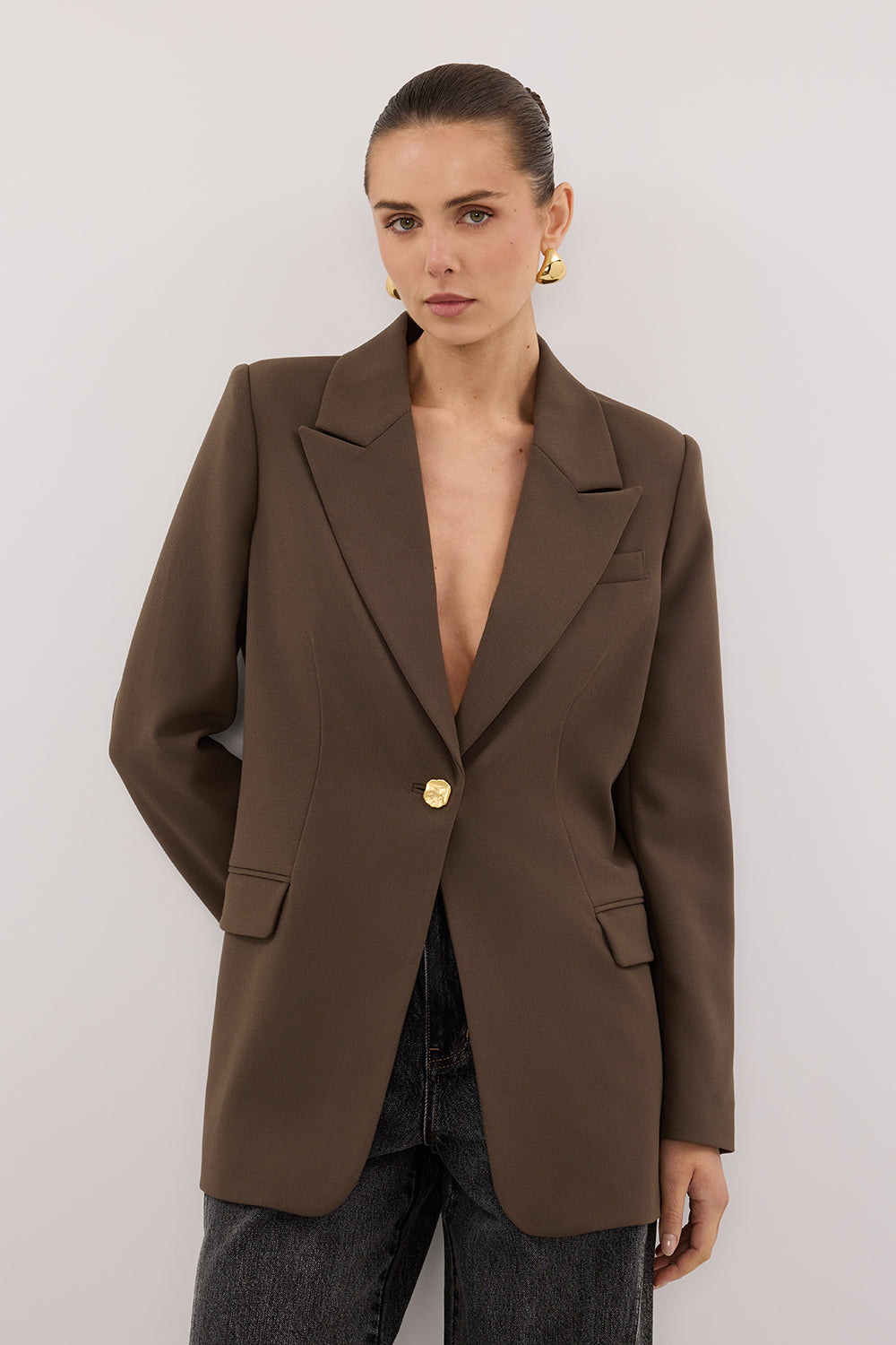 COHEN CLOVER CINCHED BLAZER Clothing DISSH Boutiques 