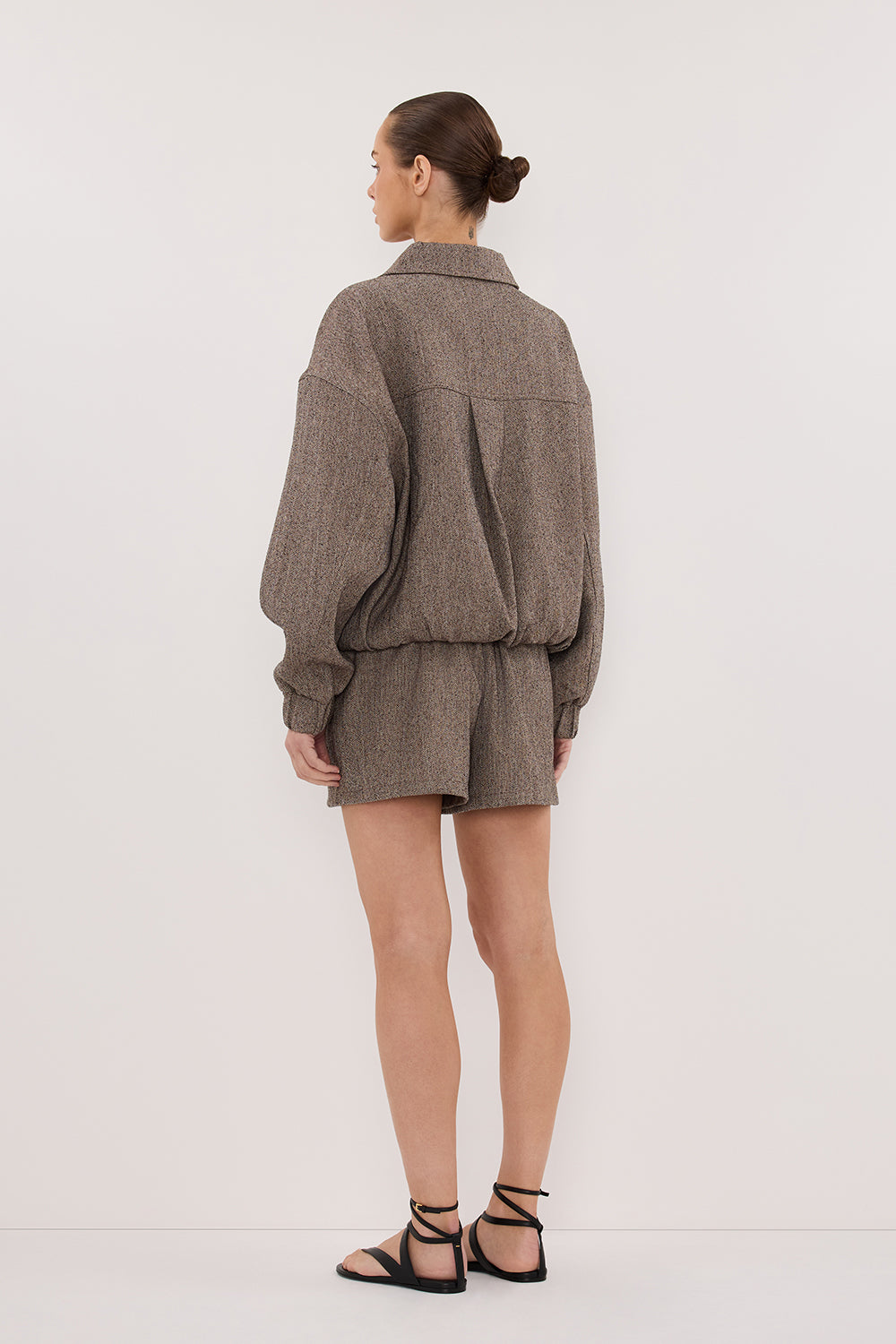 FRANKIE CHOC TWEED BOMBER JACKET Clothing DISSH Boutiques 