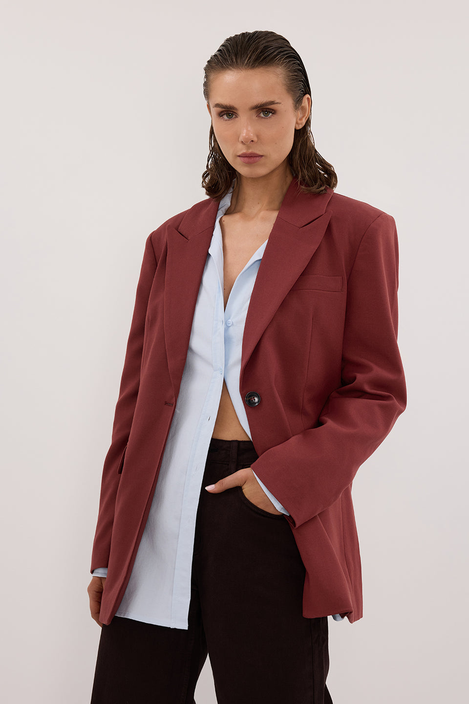 NAOMI SAHARA OVERSIZED BLAZER Clothing DISSH Boutiques 