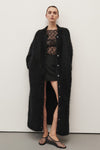 SALMA BLACK CARDIGAN COAT