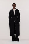 SALMA BLACK CARDIGAN COAT