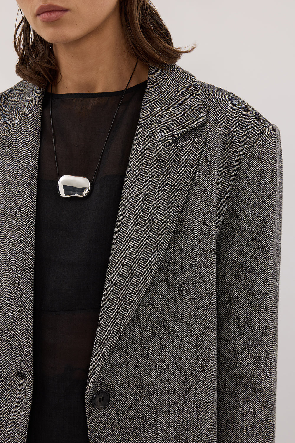 MANHATTAN CHARCOAL TWEED BLAZER Clothing DISSH Boutiques 