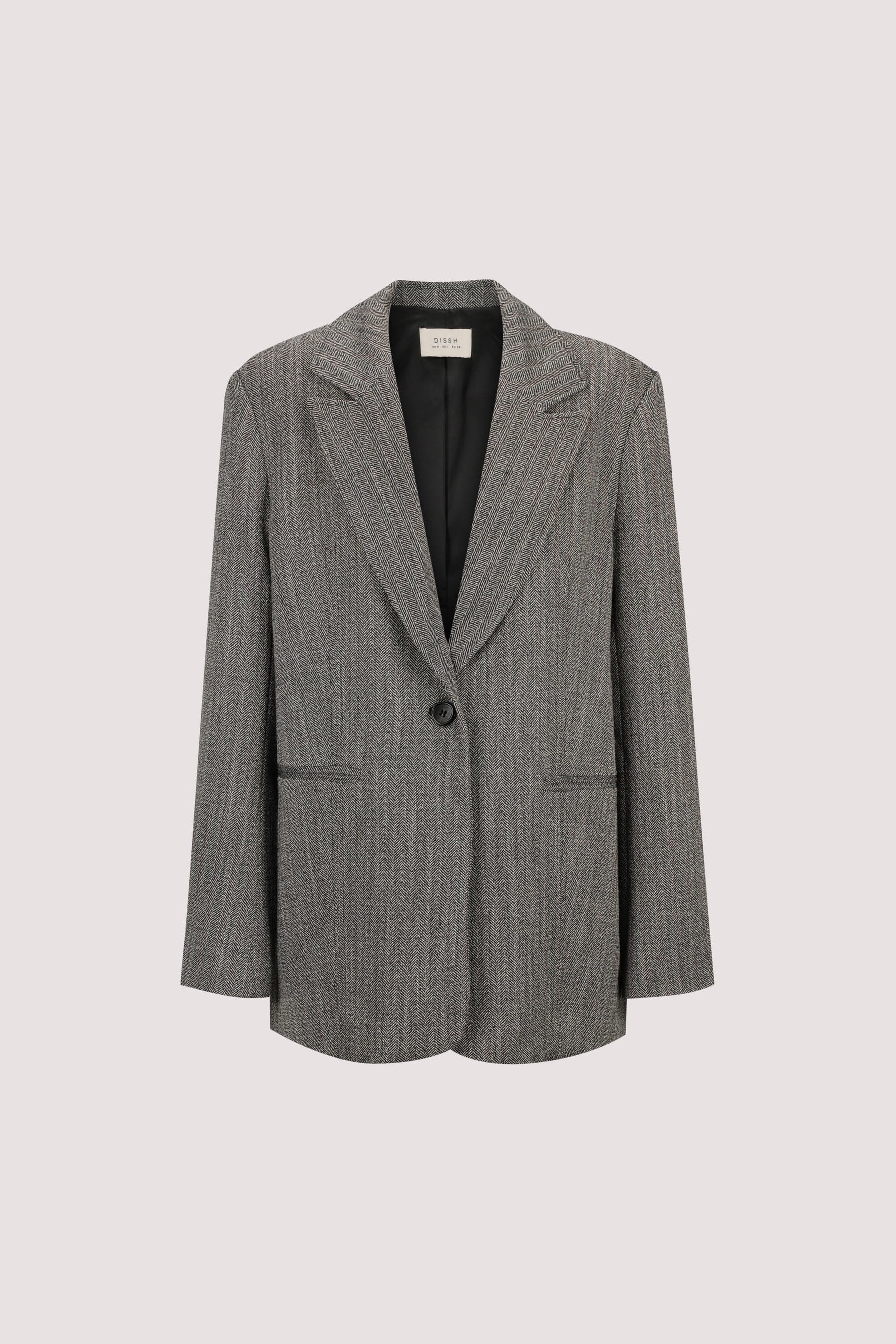 MANHATTAN CHARCOAL TWEED BLAZER Clothing DISSH Boutiques 
