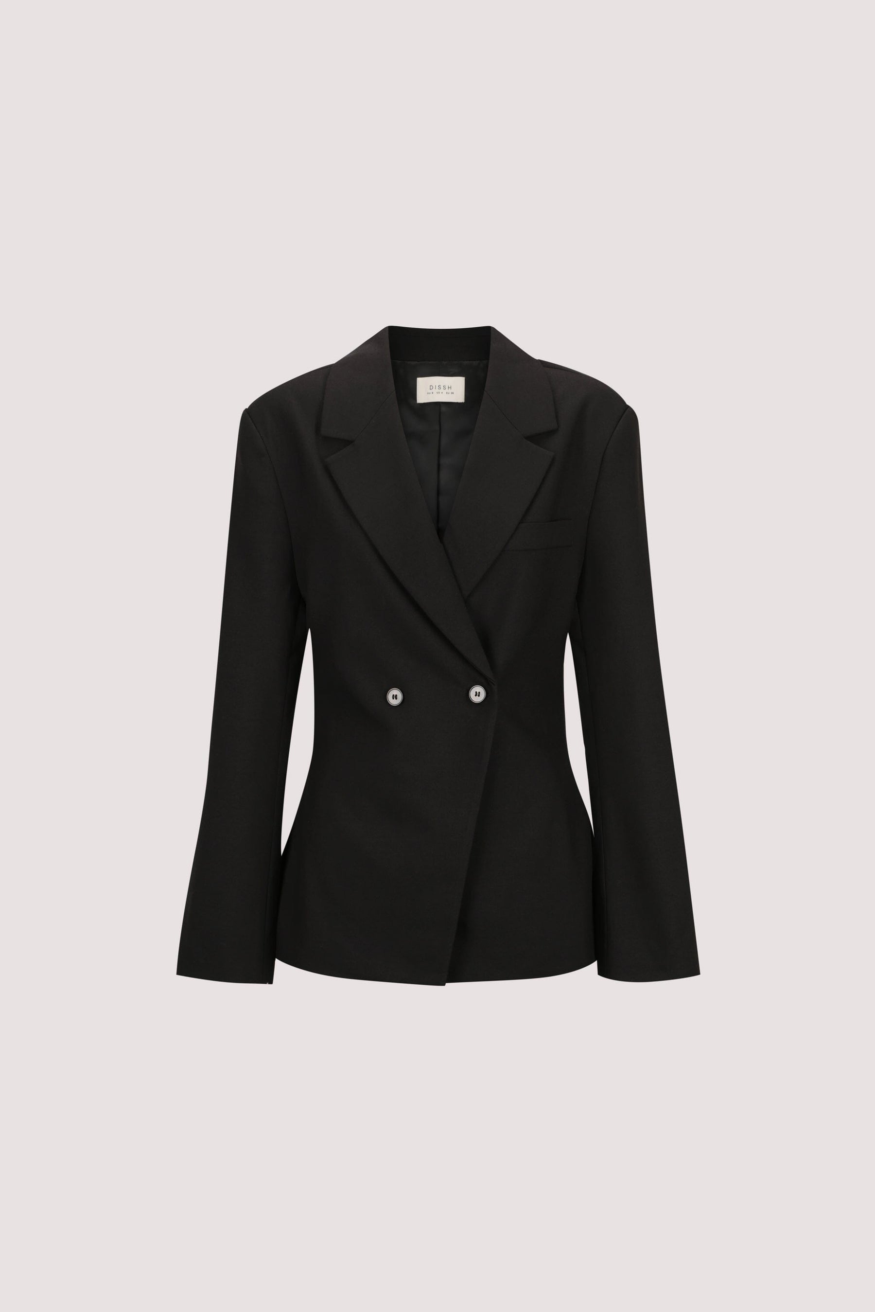 SURI BLACK CINCHED BLAZER Clothing DISSH Boutiques 