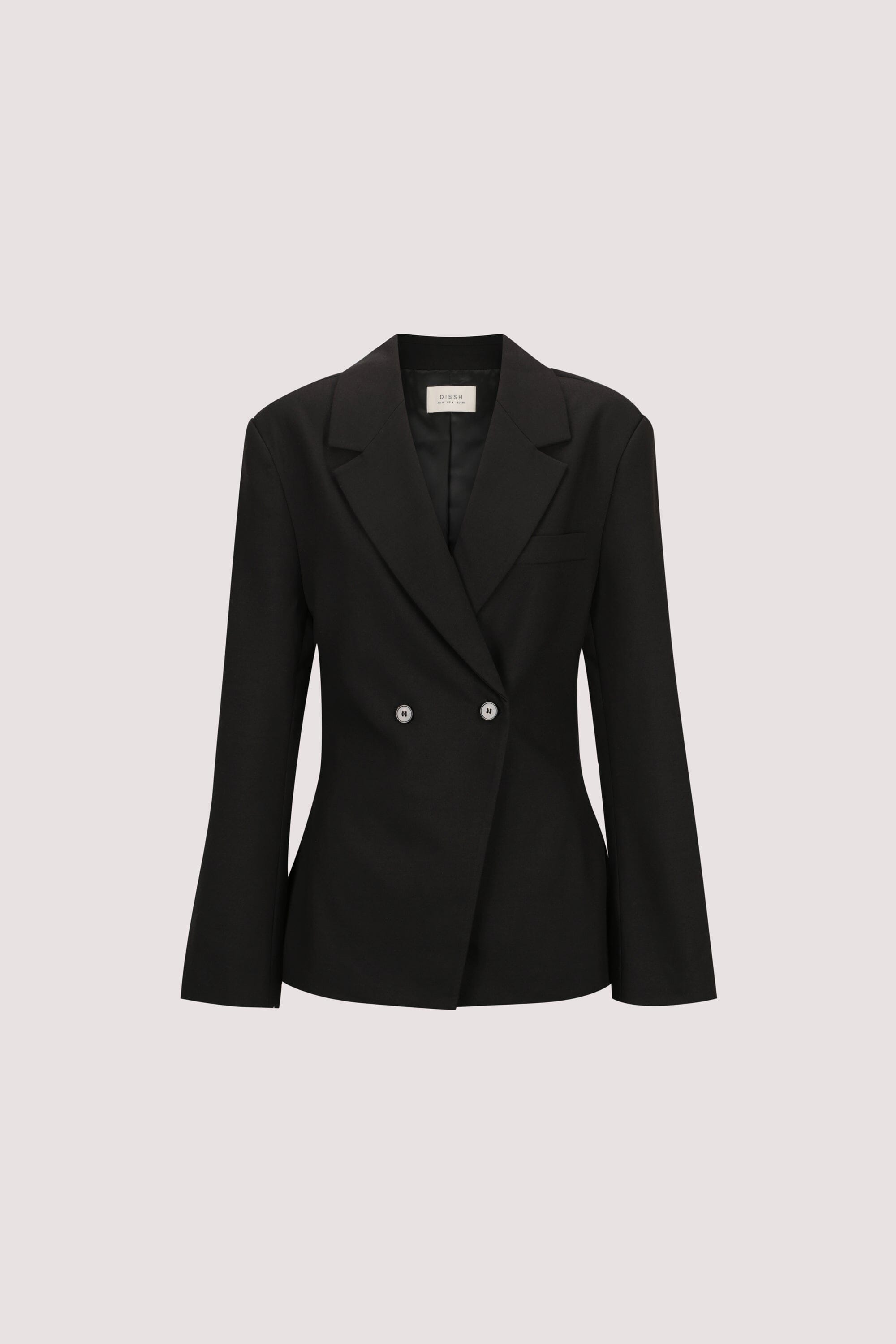 SURI BLACK CINCHED BLAZER Clothing DISSH Boutiques 