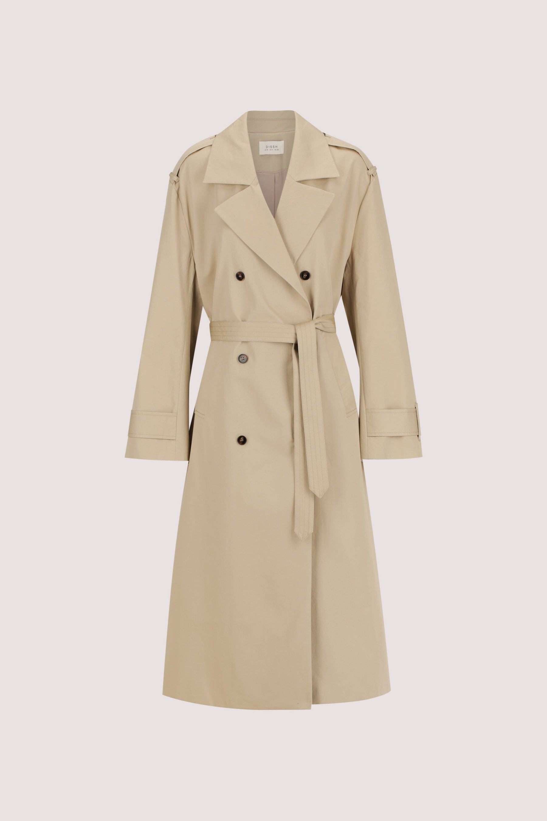GABRIEL NATURAL BELTED TRENCH COAT Clothing DISSH Boutiques 