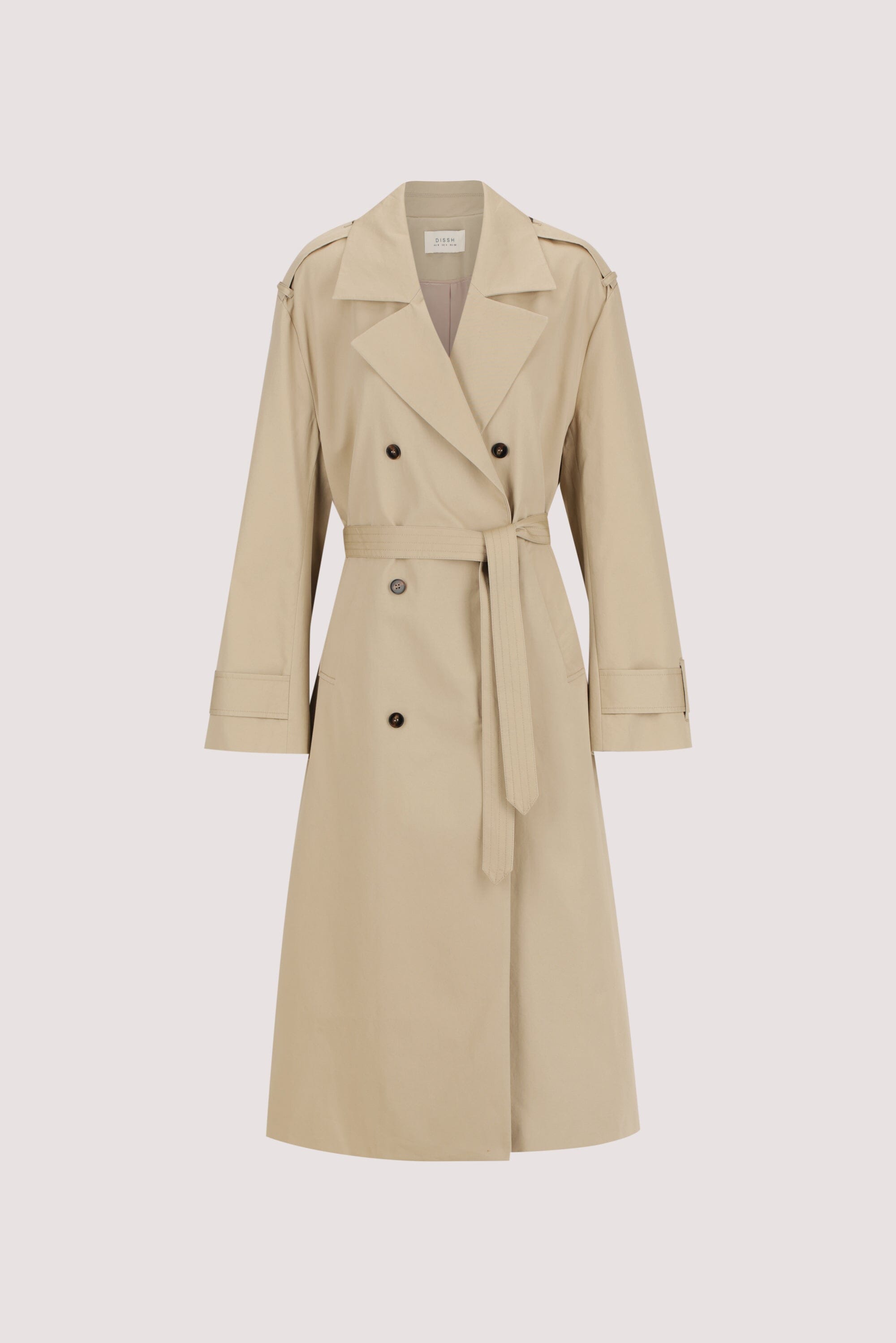 GABRIEL NATURAL BELTED TRENCH COAT Clothing DISSH Boutiques 
