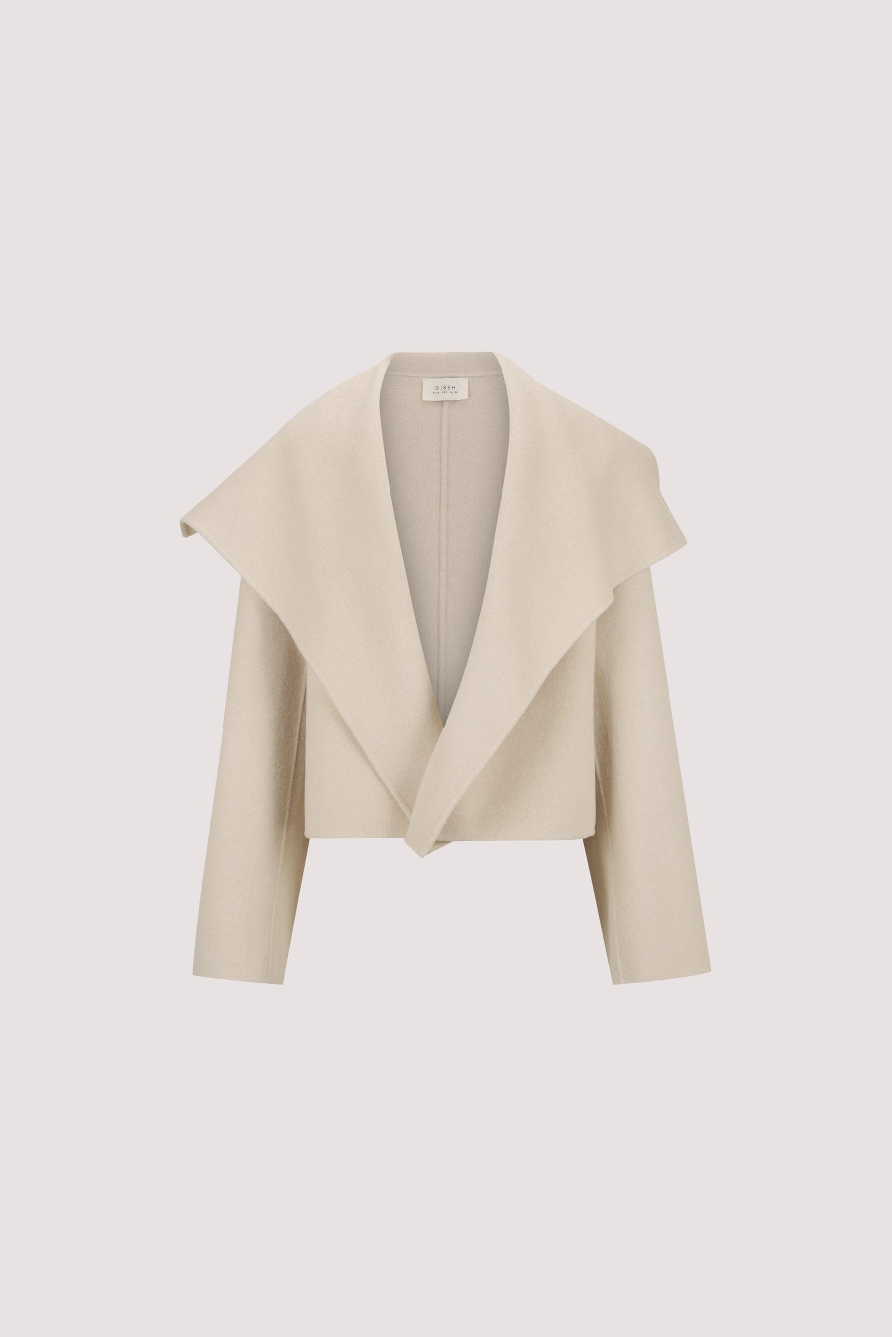 LUCIA BONE CROPPED WOOL BLEND TRENCH COAT Clothing DISSH Boutiques 