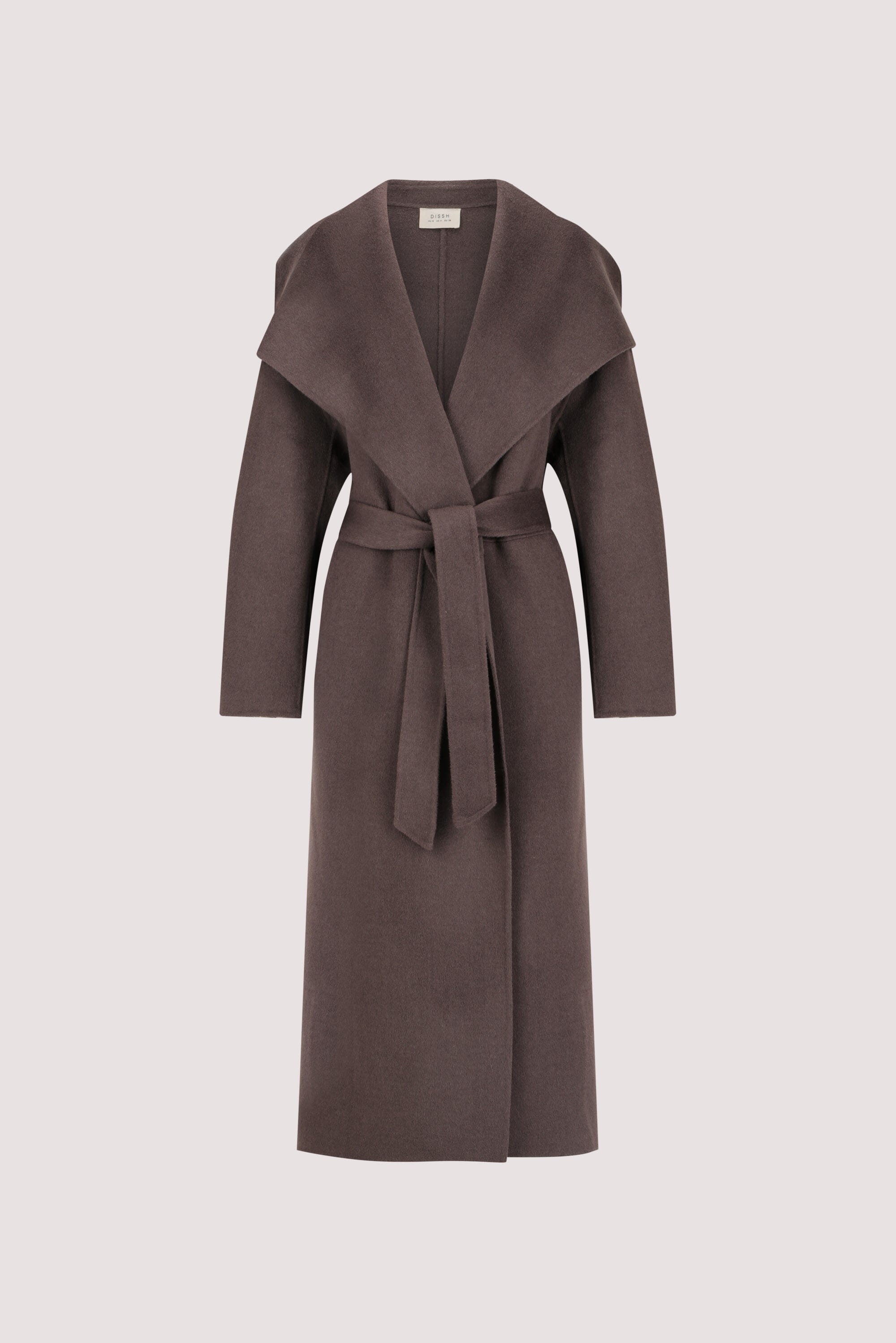 LUCIA TURKISH COFFEE OVERSIZED MARLE COAT