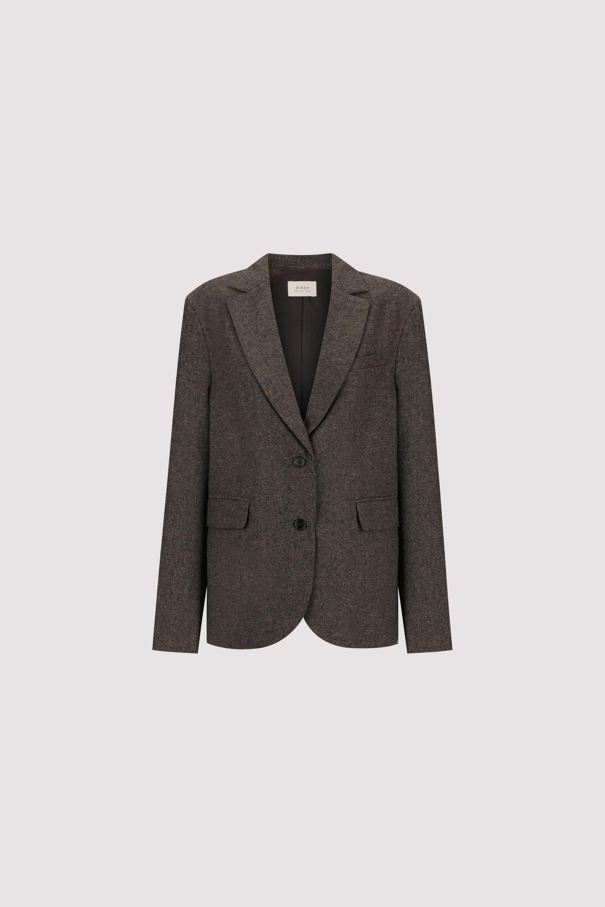 AMELIA MOCHA TEXTURED BLAZER