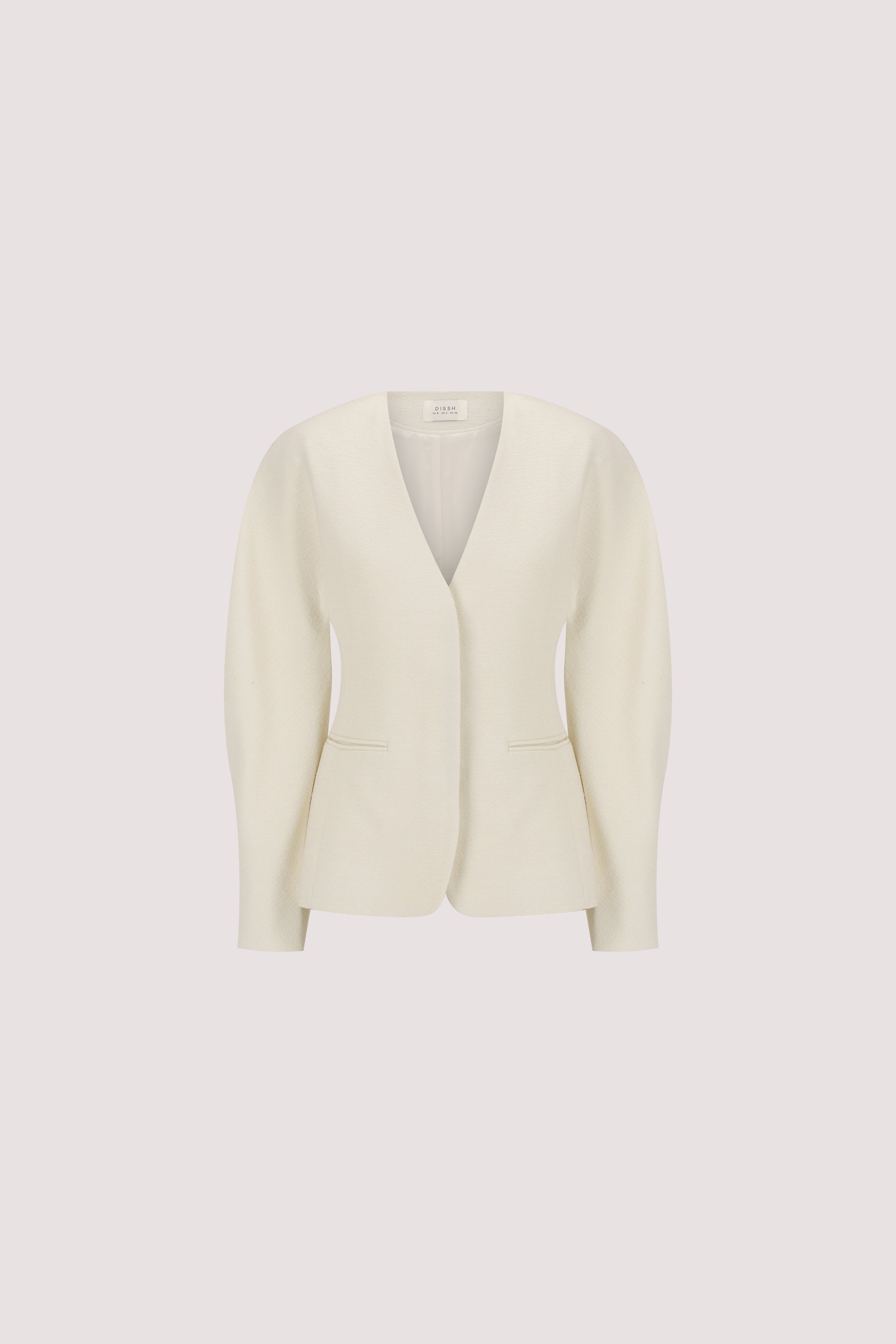 BOBBI CREAM BOUCLE COCOON BLAZER