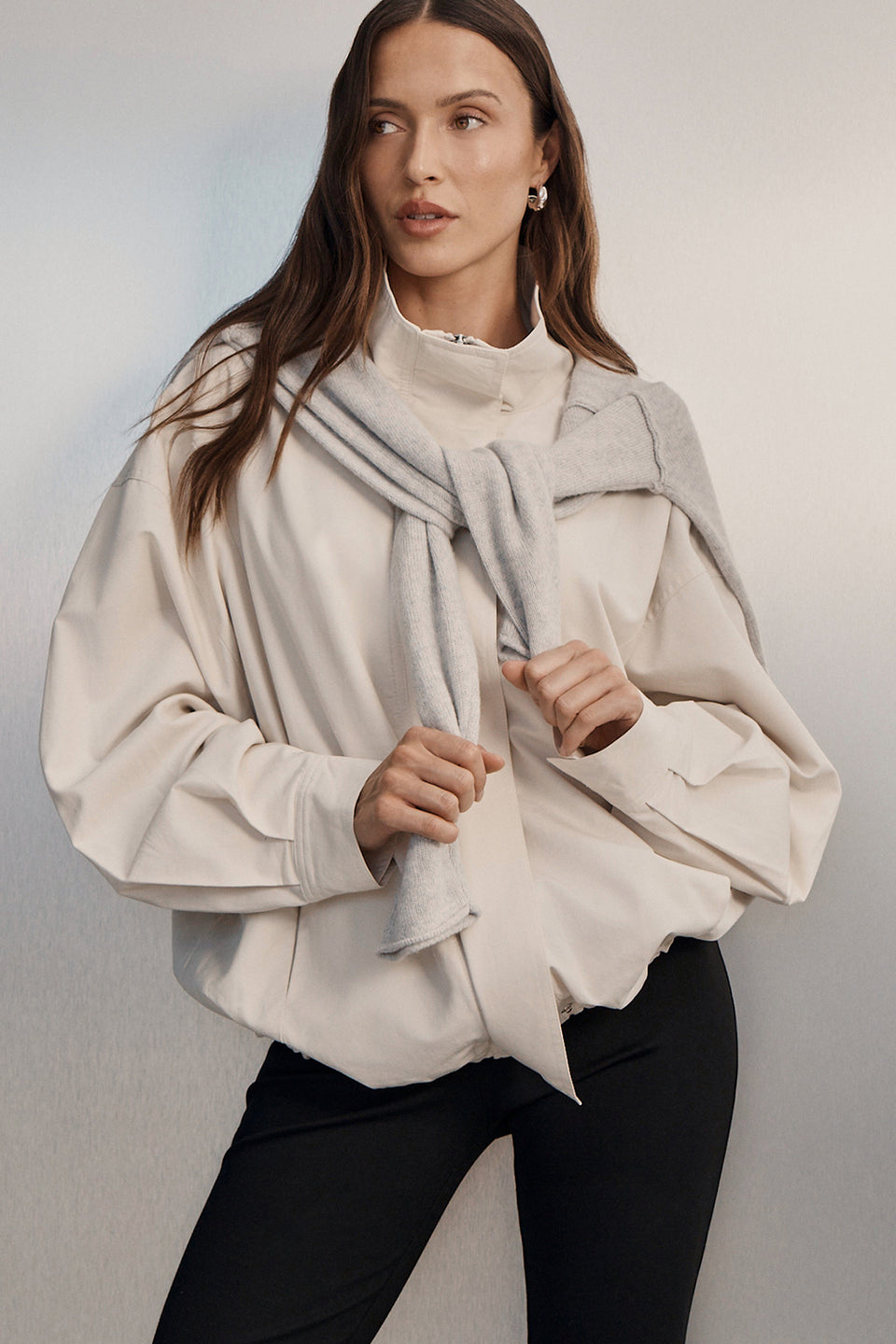 RORY IVORY LIGHTWEIGHT TRACK JACKET