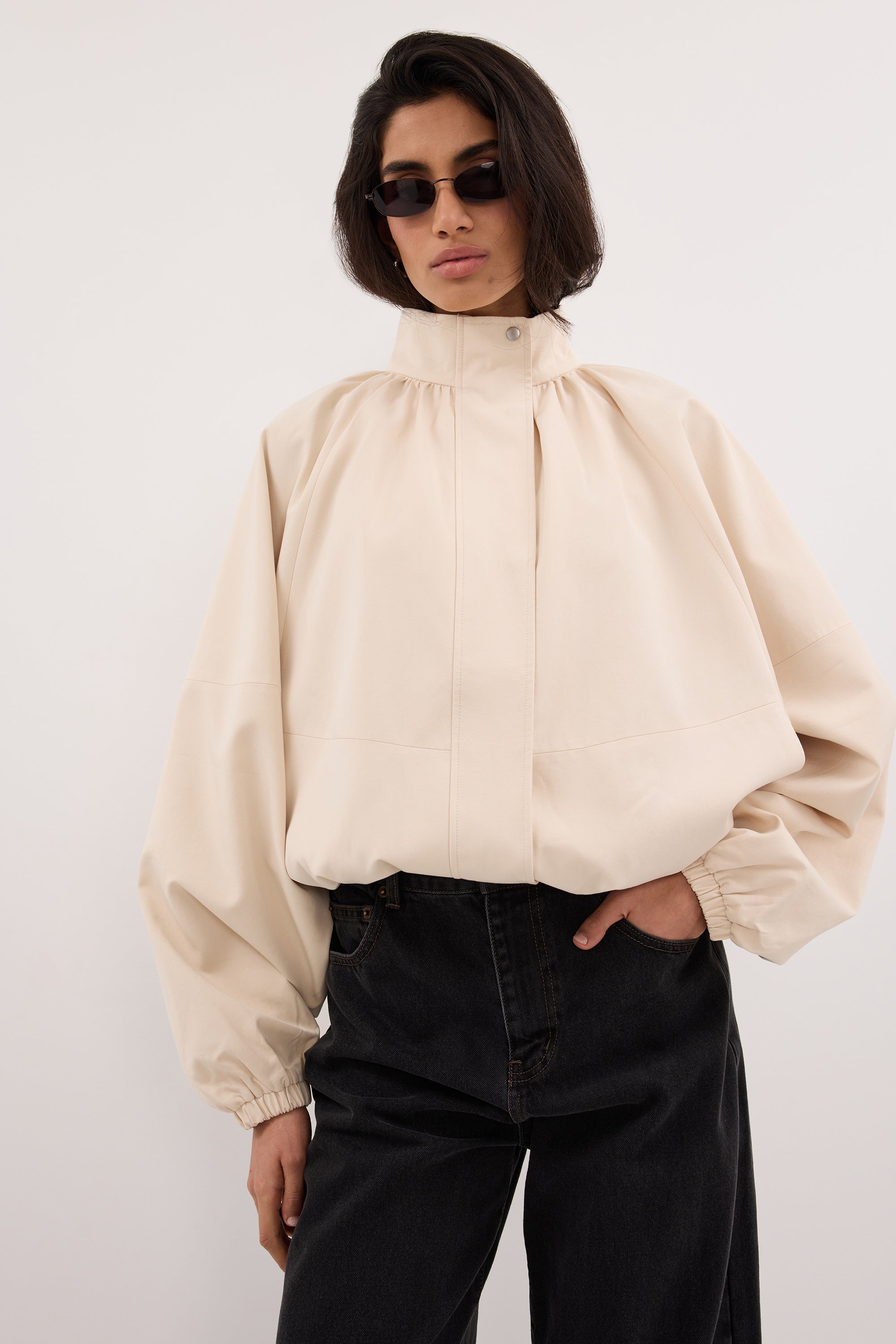 OAKLEE OYSTER BATWING LIGHTWEIGHT JACKET