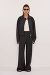 MARCO GREY PLAID BOMBER JACKET