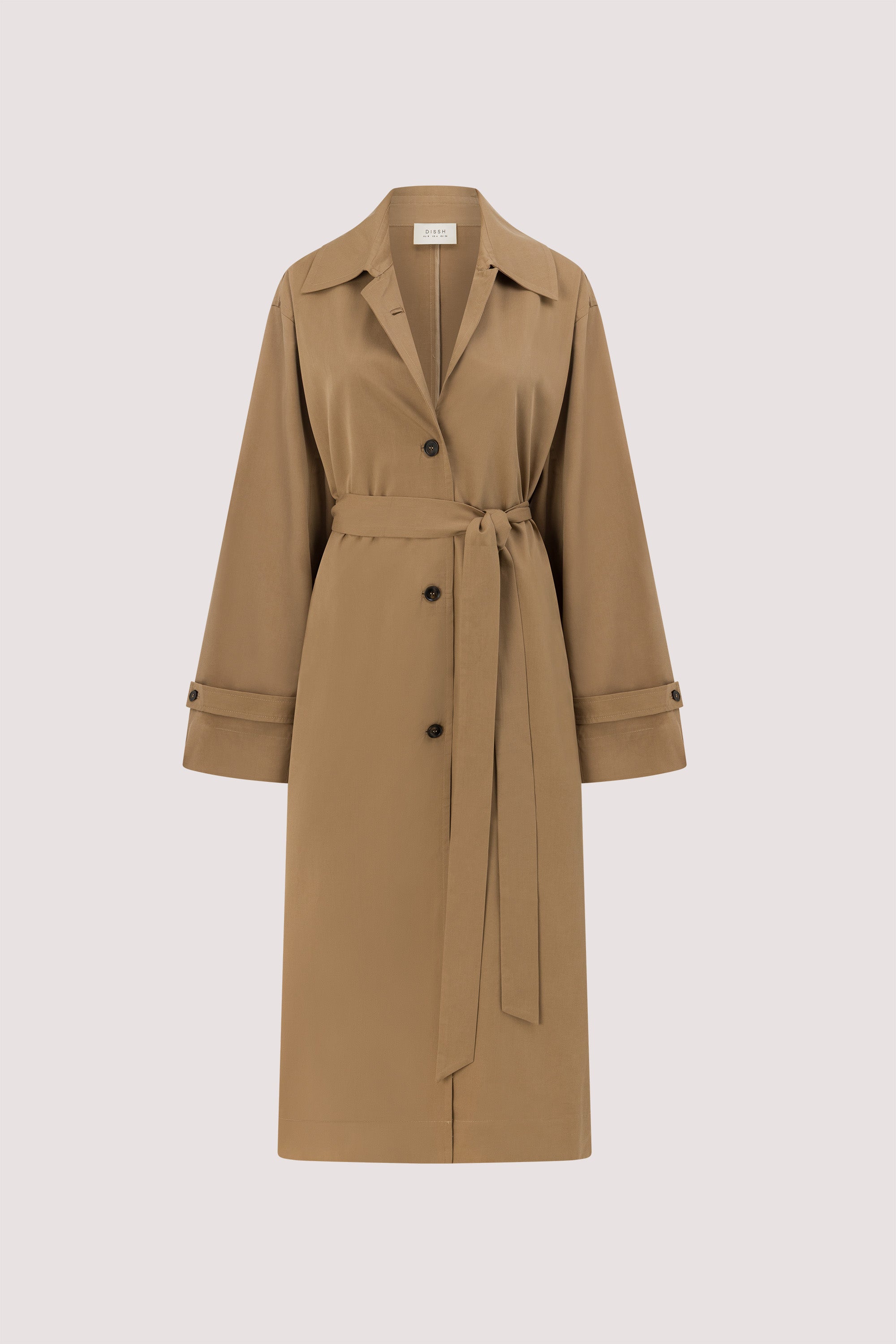 KAELA TAN LIGHTWEIGHT TRENCH COAT
