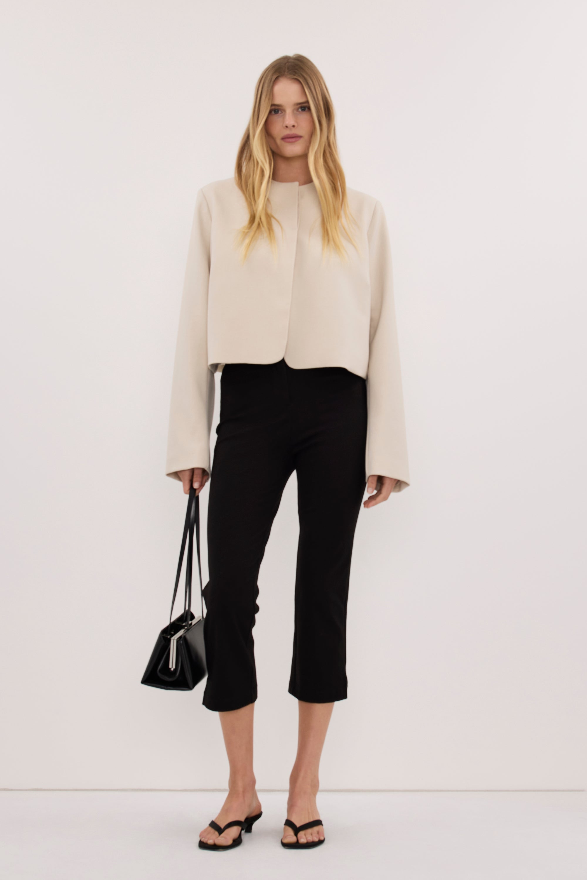 CYRUS BONE CROPPED BLAZER